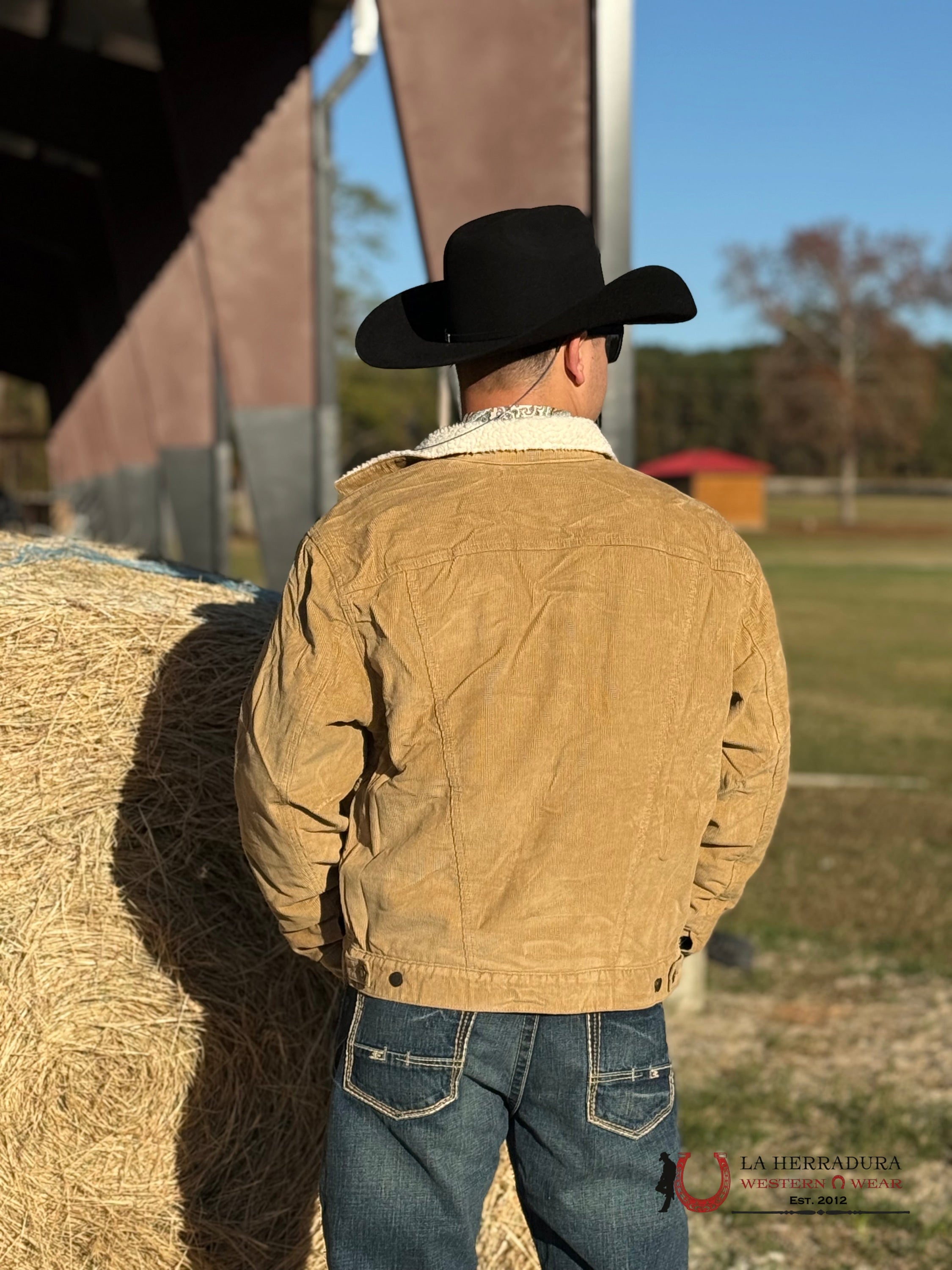 Men’s Wrangler® Cowboy Sherpa Lined Corduroy Jacket Ropa Hombres