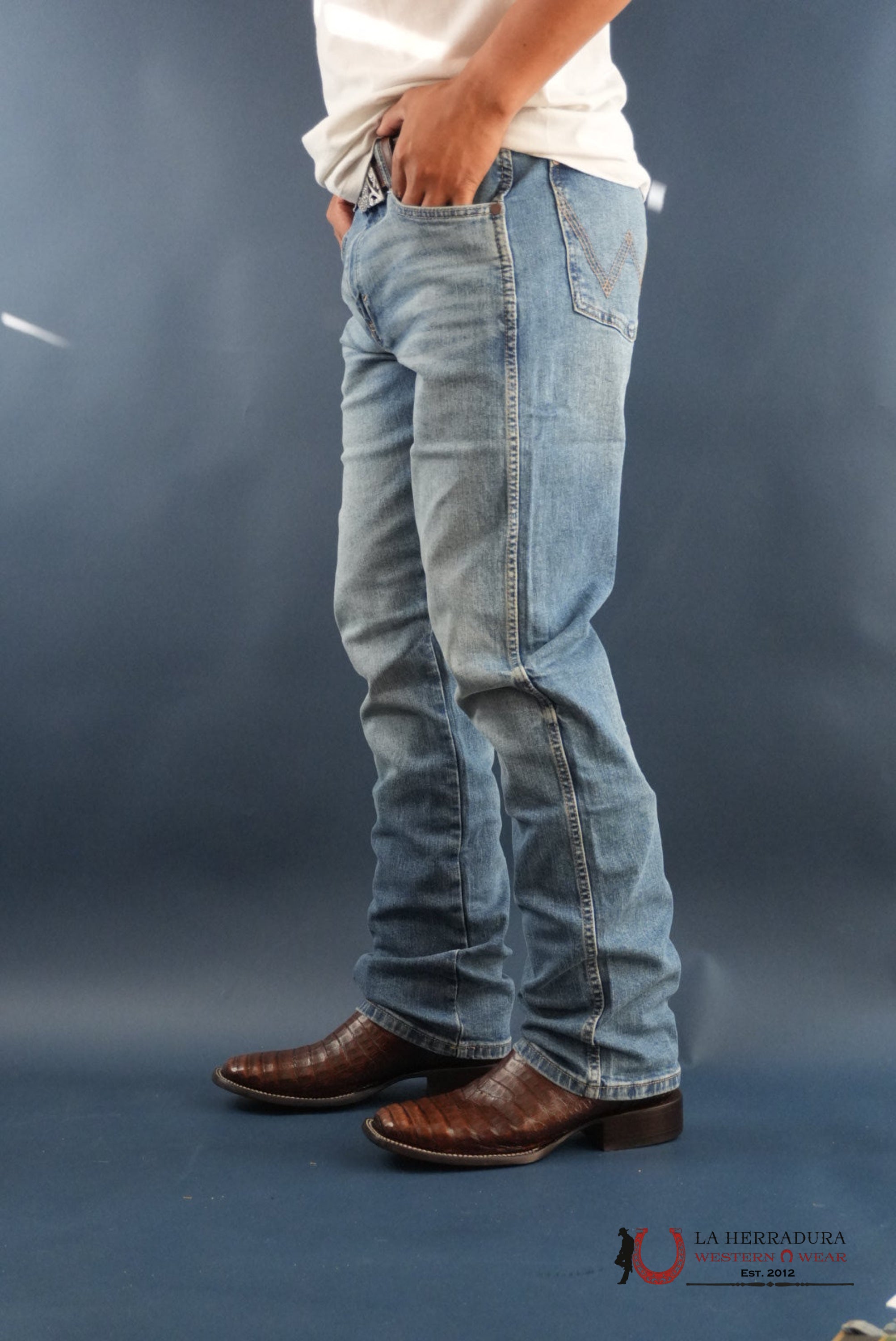 MEN’S WRANGLER RETR SLIM FIT STRAIGHT LEG JEAN PHILLIPS WRANGLER JEANS