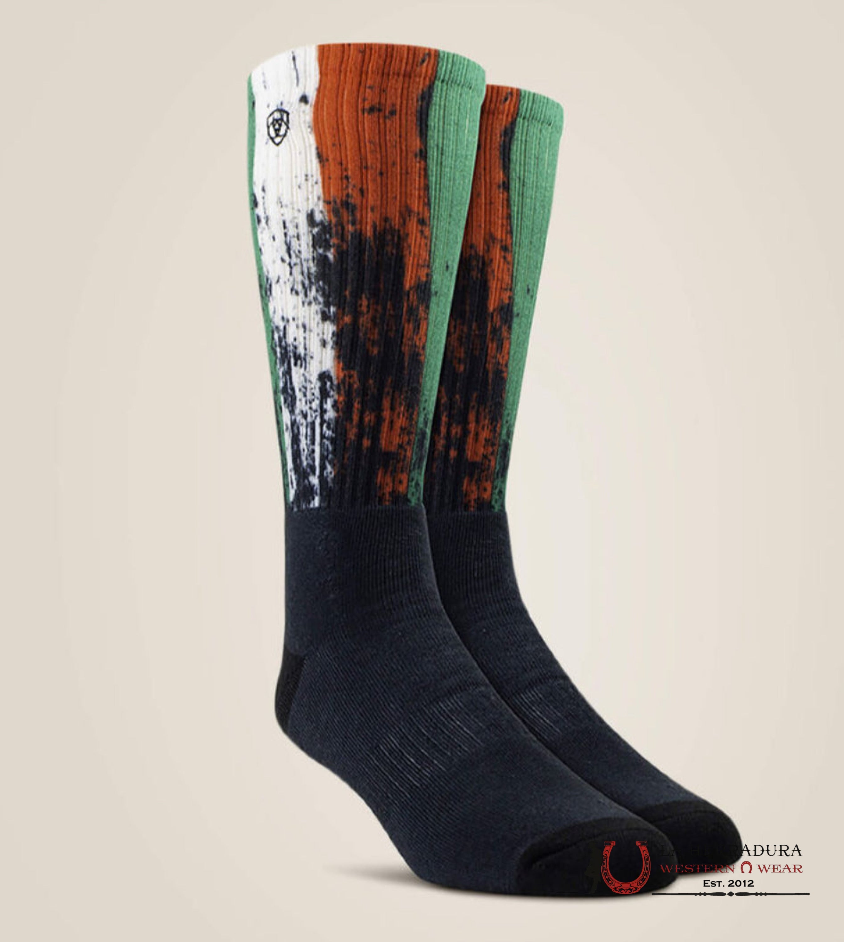 Mexico Graphic Crew Work Sock 2 Pair Multi 10047862