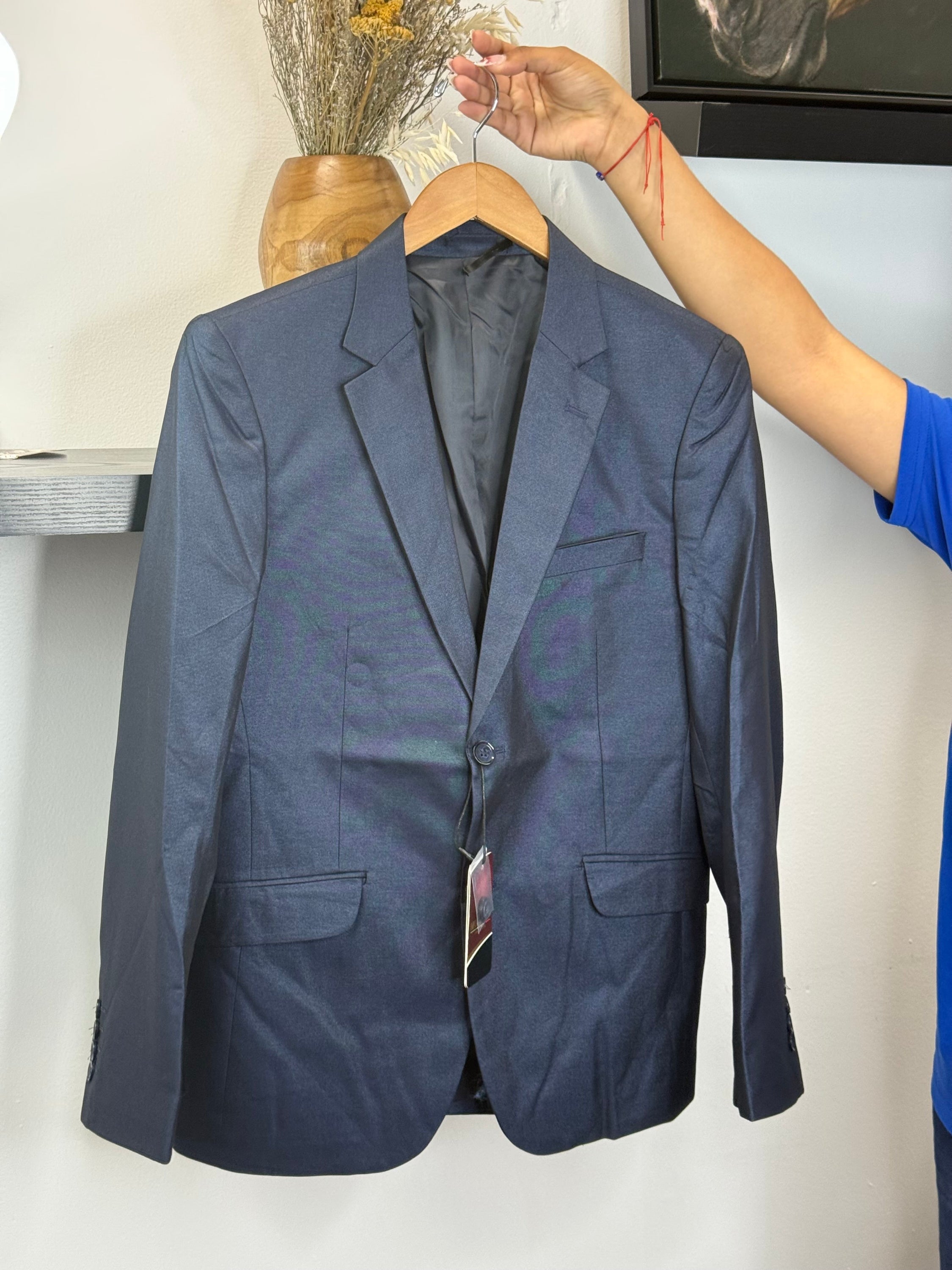 MODERNO ‘ITALY DESIGN’ NAVY BLAZER -MJ.B-2083 ROPA HOMBRES