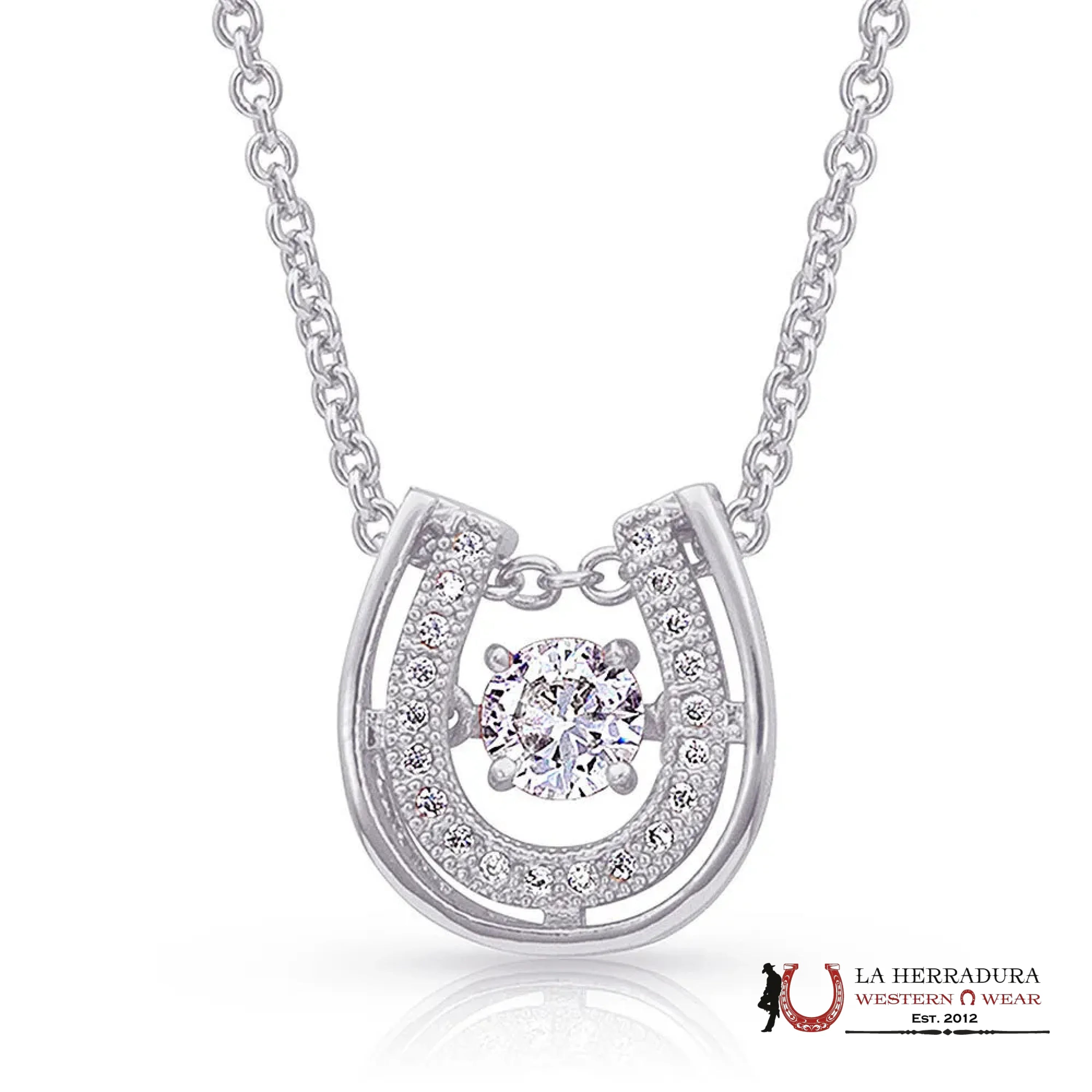 Montana Silversmith Dancing with Luck Horseshoe Necklace