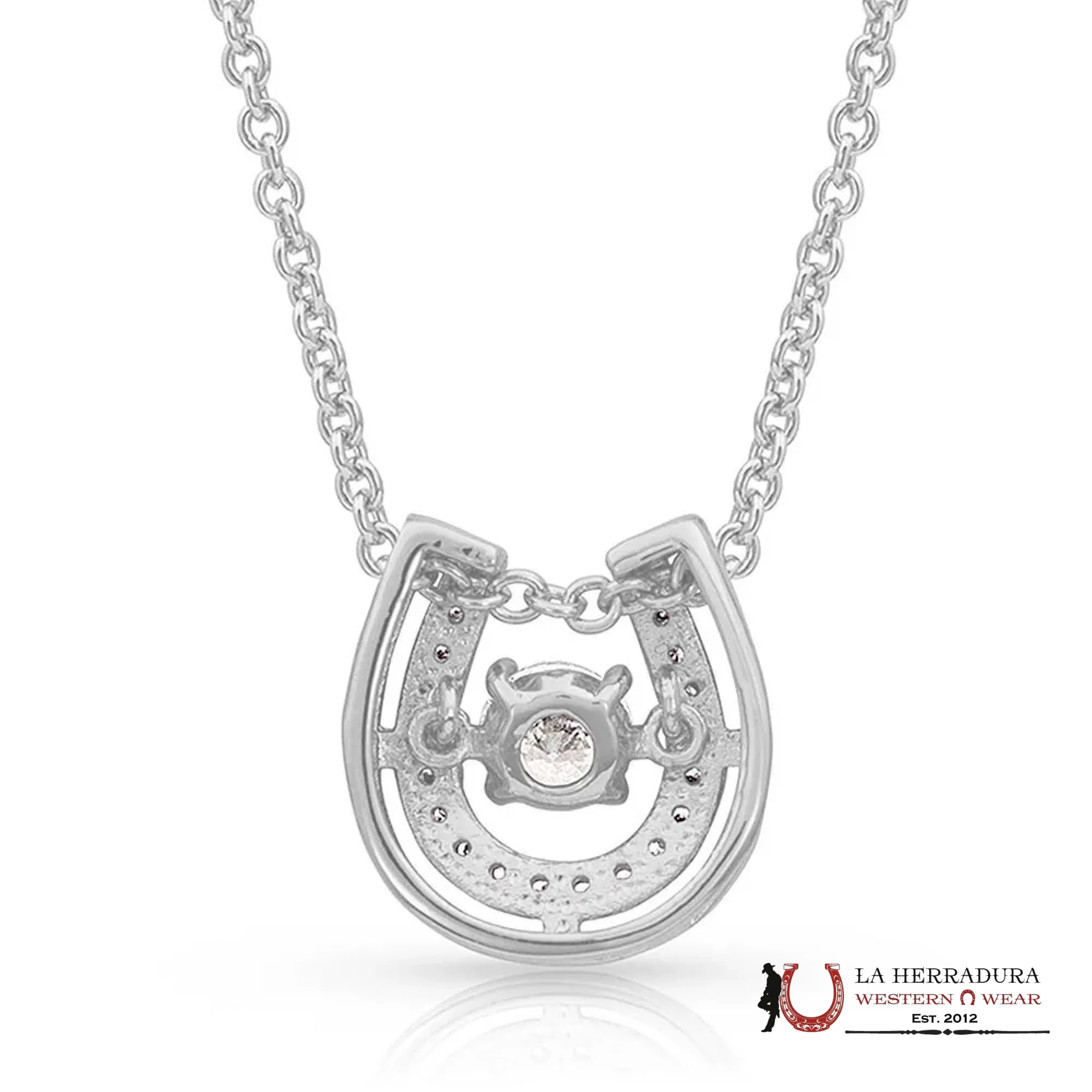 Montana Silversmith Dancing with Luck Horseshoe Necklace