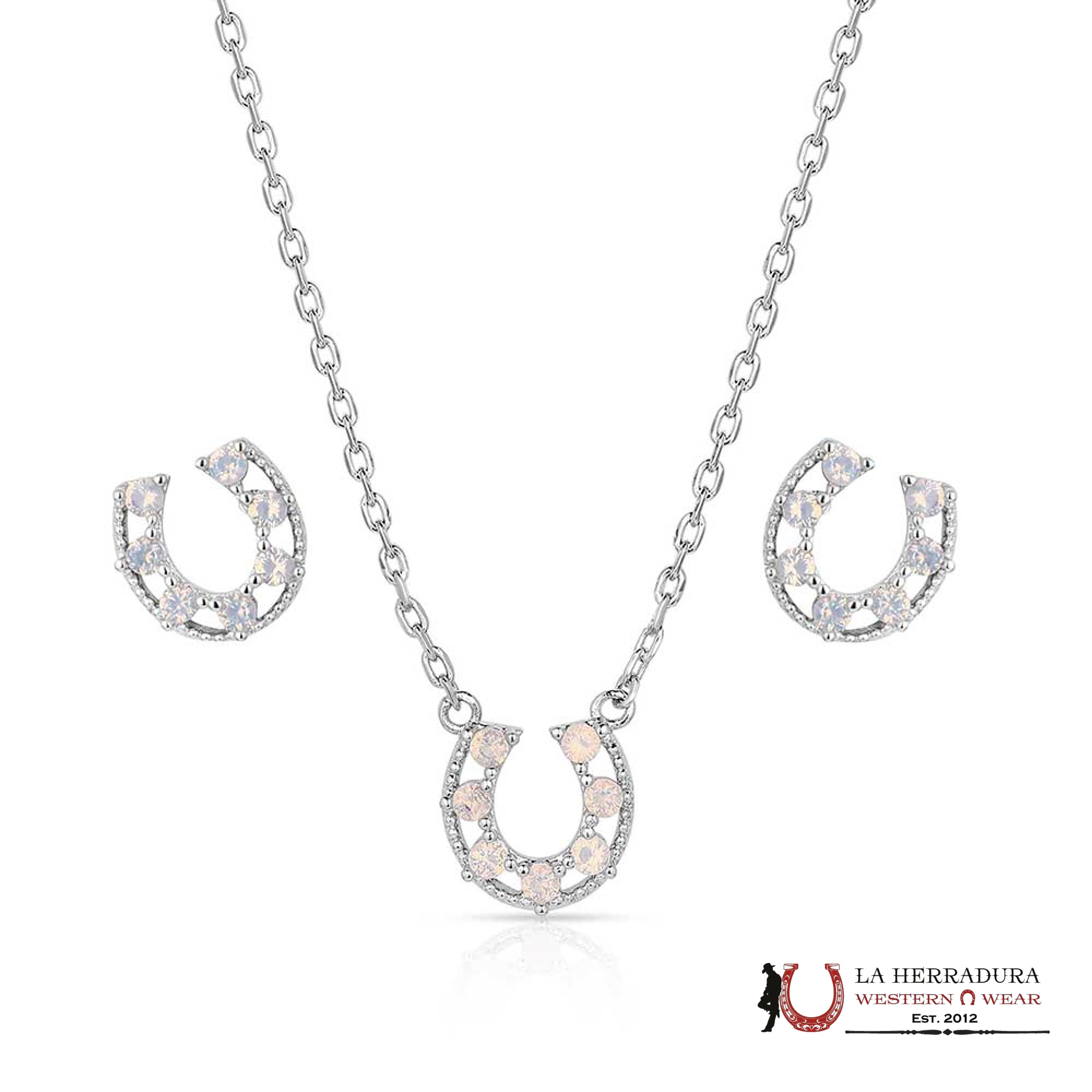 Montana Silversmith Delicate Glamour Horseshoe Jewelry Set