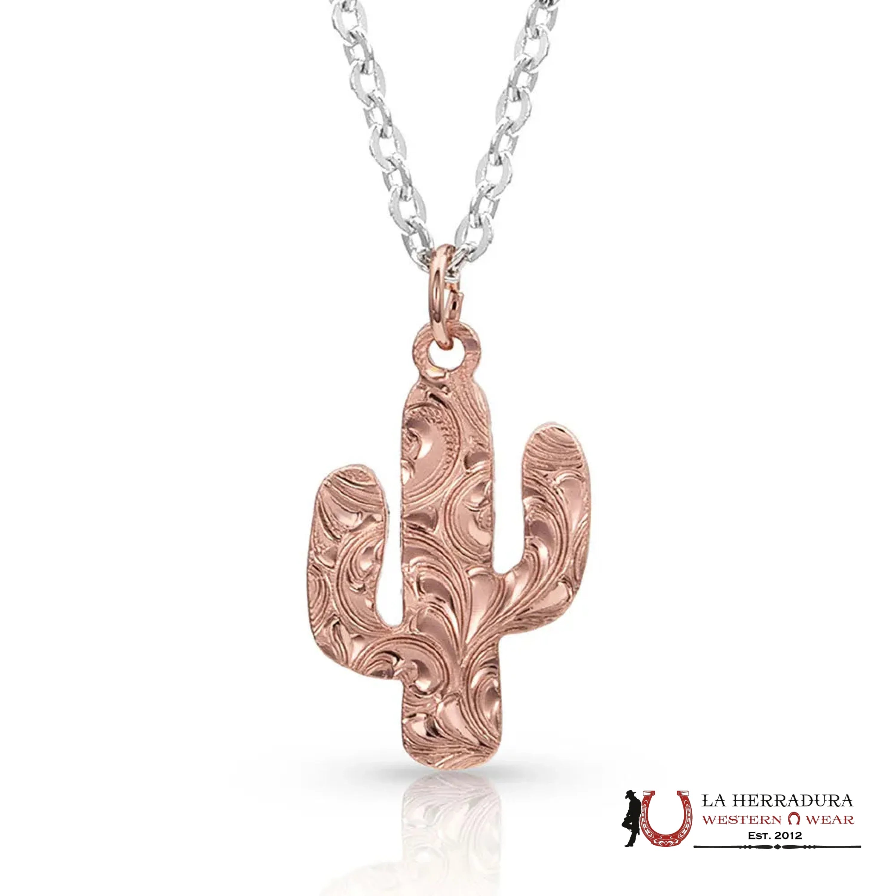 Montana Silversmith Desert Darling Rose Cactus Pendant Necklace