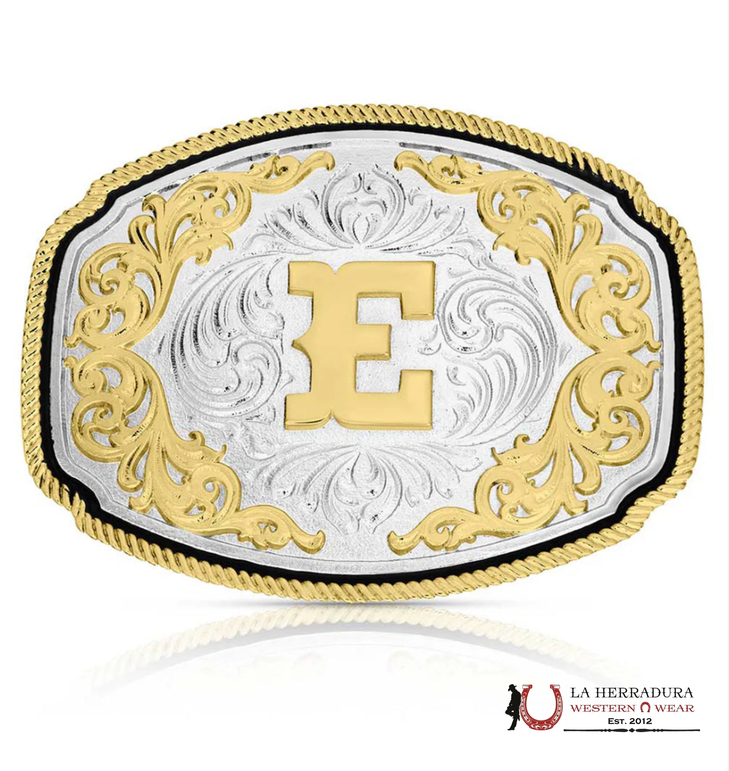 MONTANA SILVERSMITH LETTER “E” WESTERN INITIAL ACCESORIOS