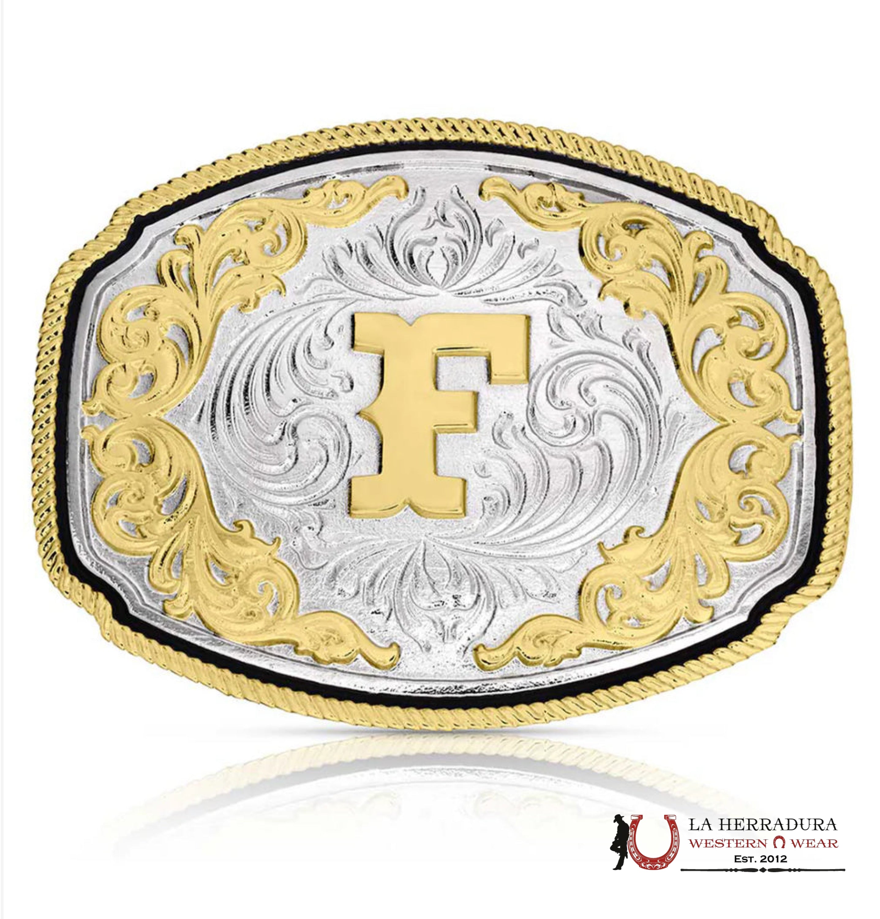 MONTANA SILVERSMITH LETTER “F” WESTERN INITIAL ACCESORIOS