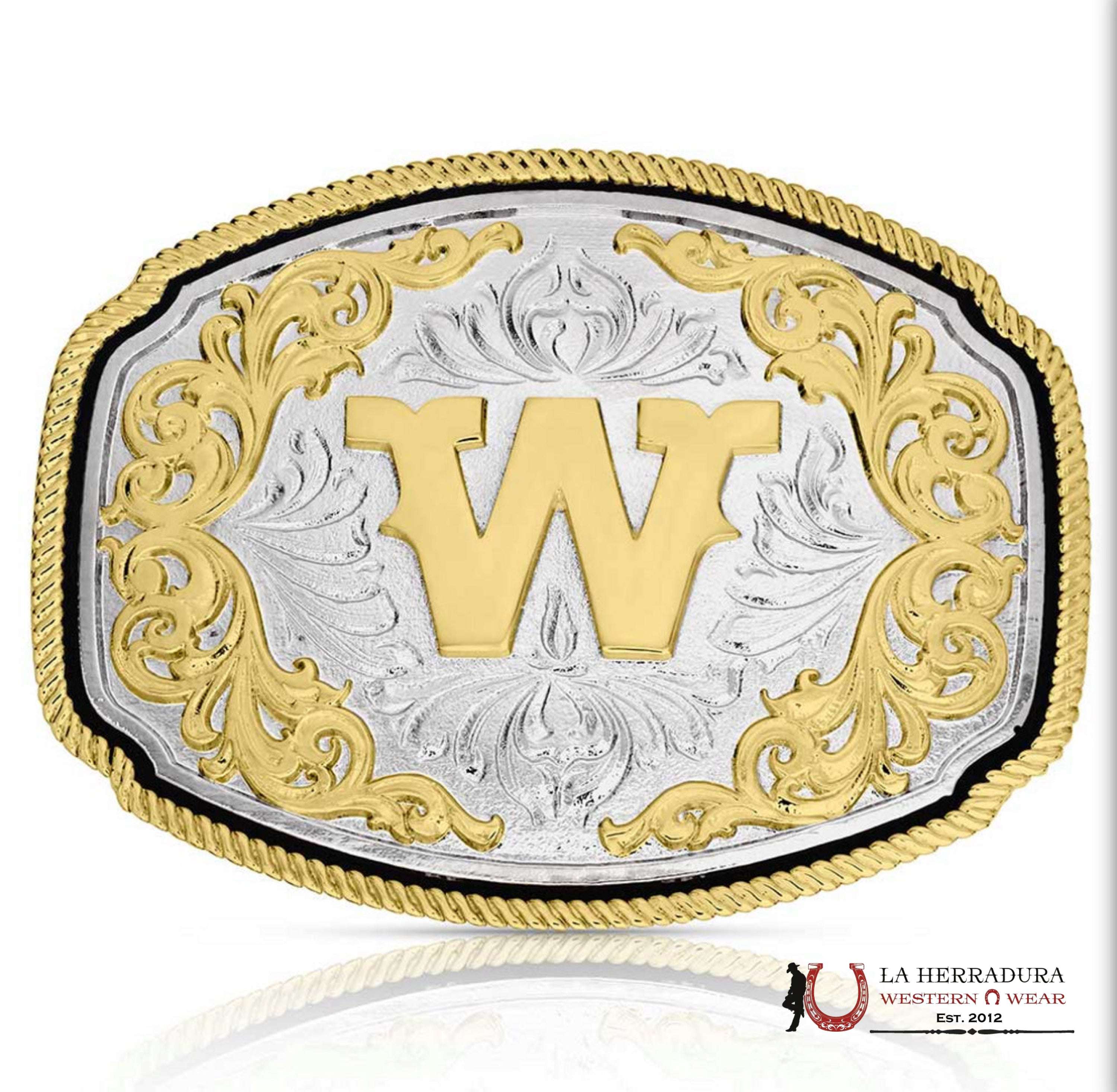 MONTANA SILVERSMITH LETTER “W” WESTERN INITIAL ACCESORIOS