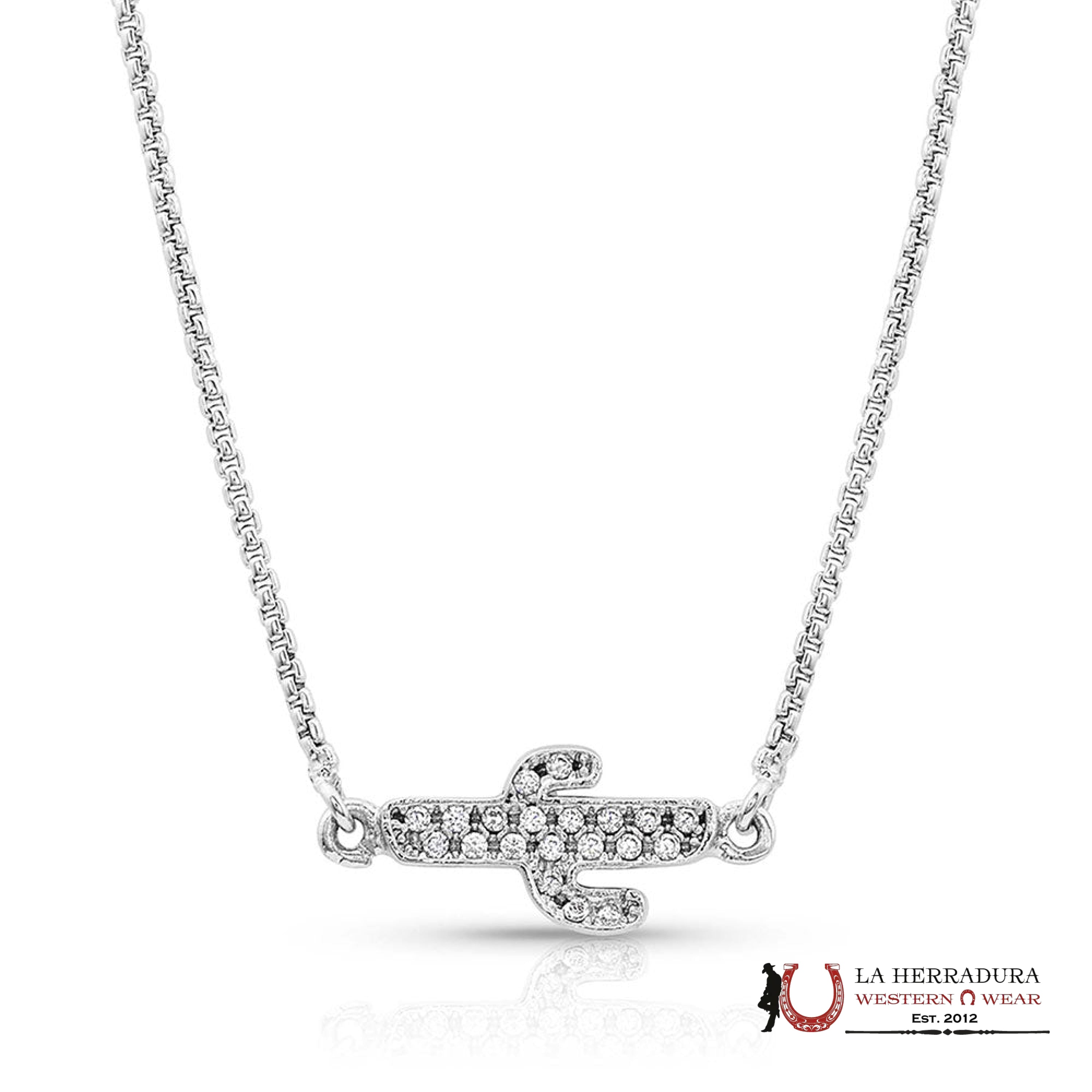 Montana Silversmith Two Sides To Every Cactus Necklace