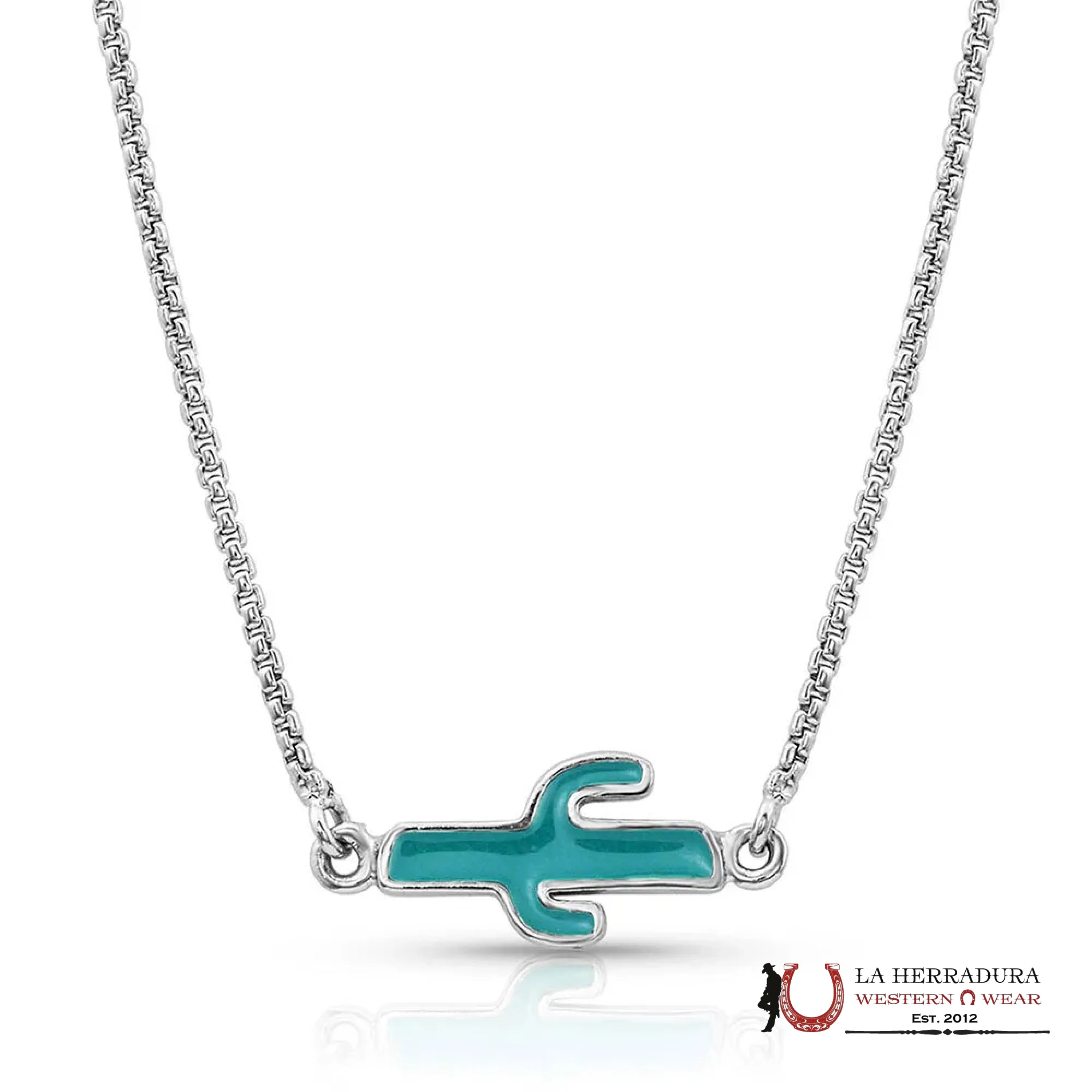 Montana Silversmith Two Sides To Every Cactus Necklace