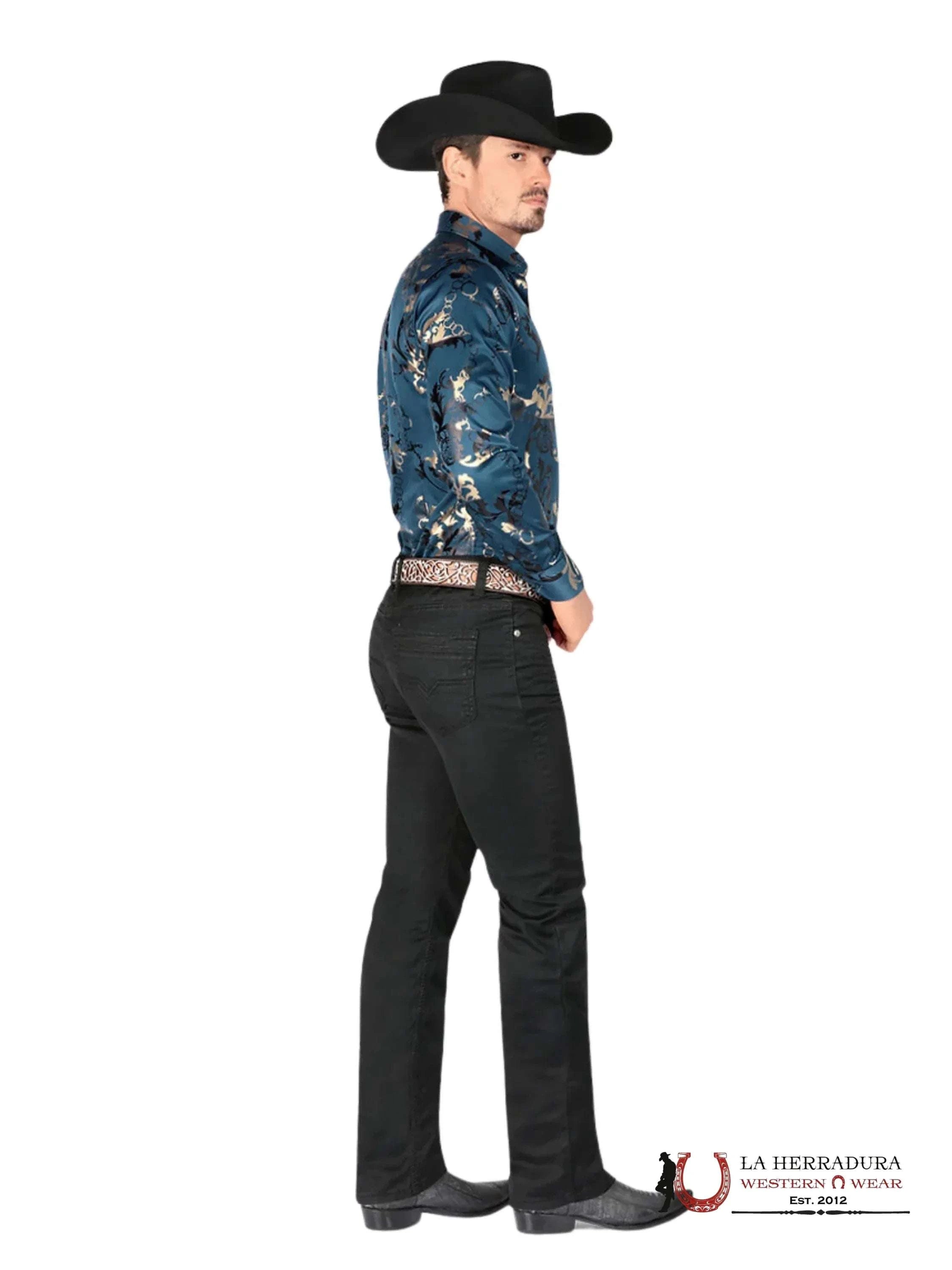MONTERO MENS JEANS BLACK- MT5601 ROPA HOMBRES