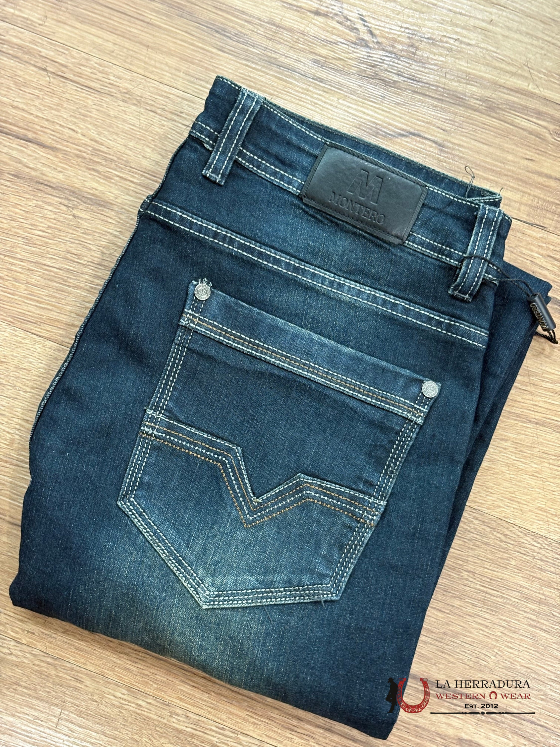 MONTERO MENS JEANS DK BLUE- MT5634 ROPA HOMBRES