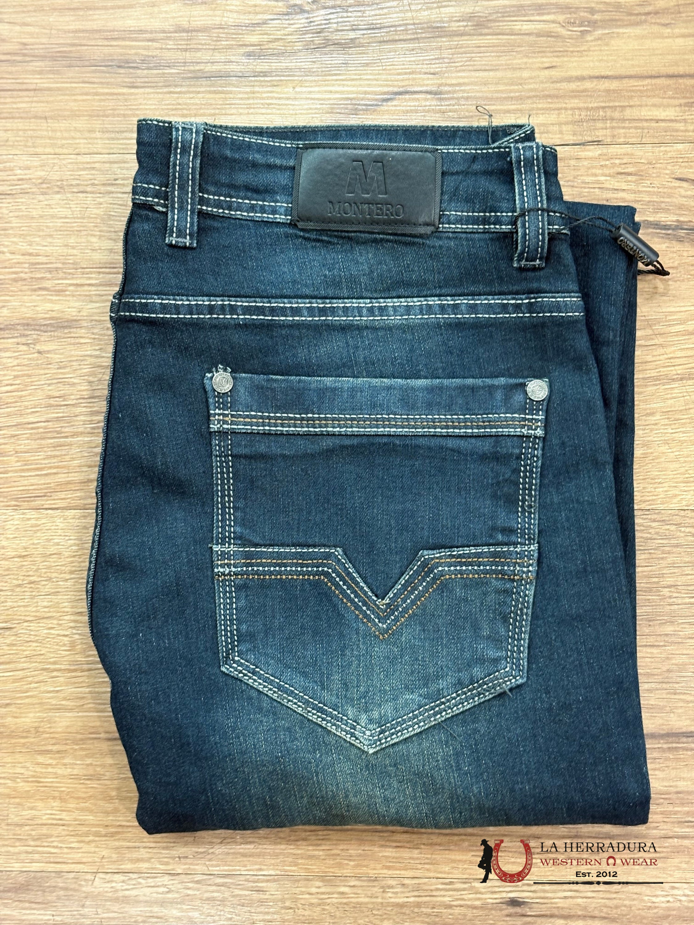 MONTERO MENS JEANS DK BLUE- MT5634 ROPA HOMBRES