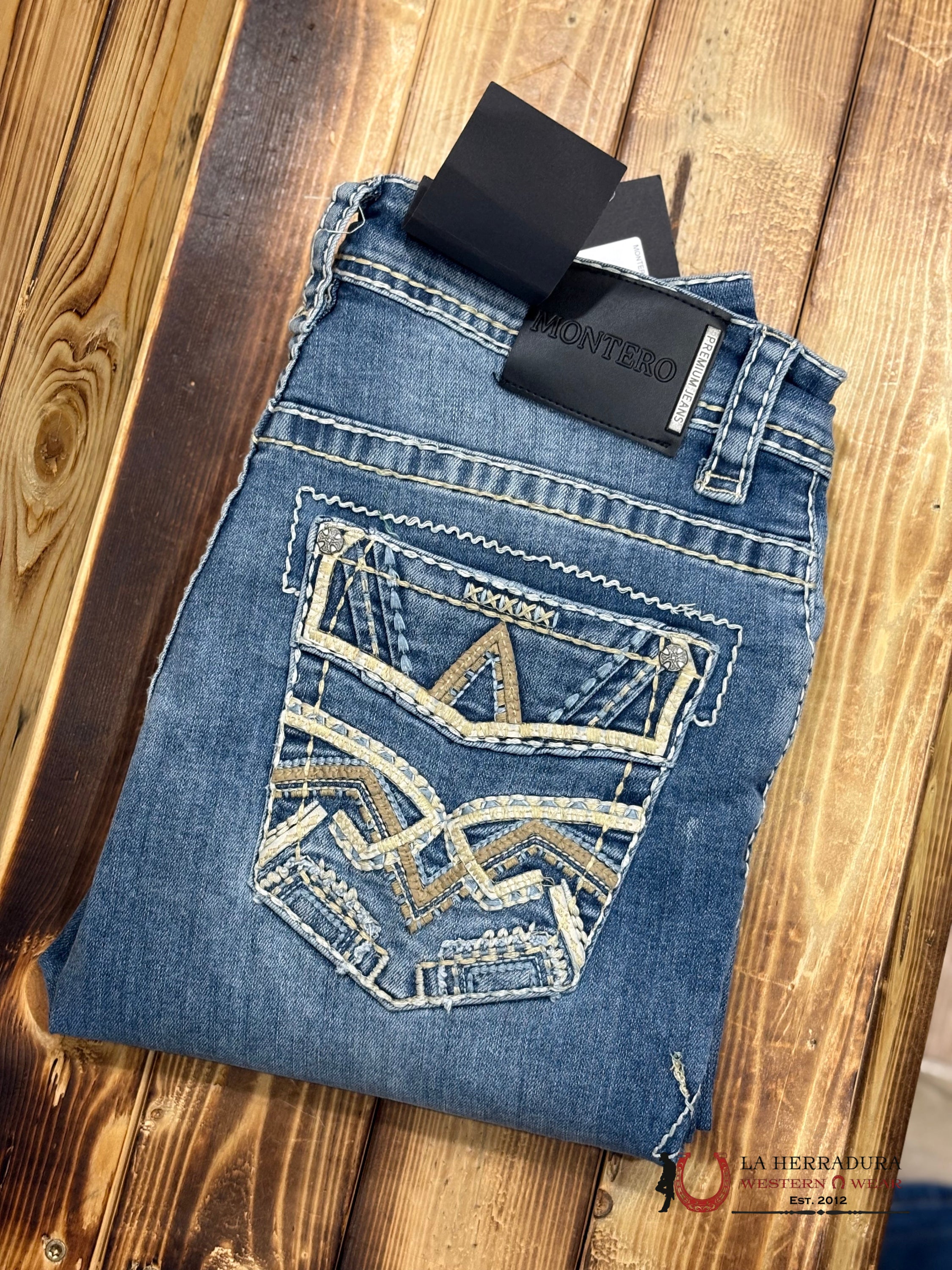 MONTERO MENS JEANS- MT4609 ROPA HOMBRES