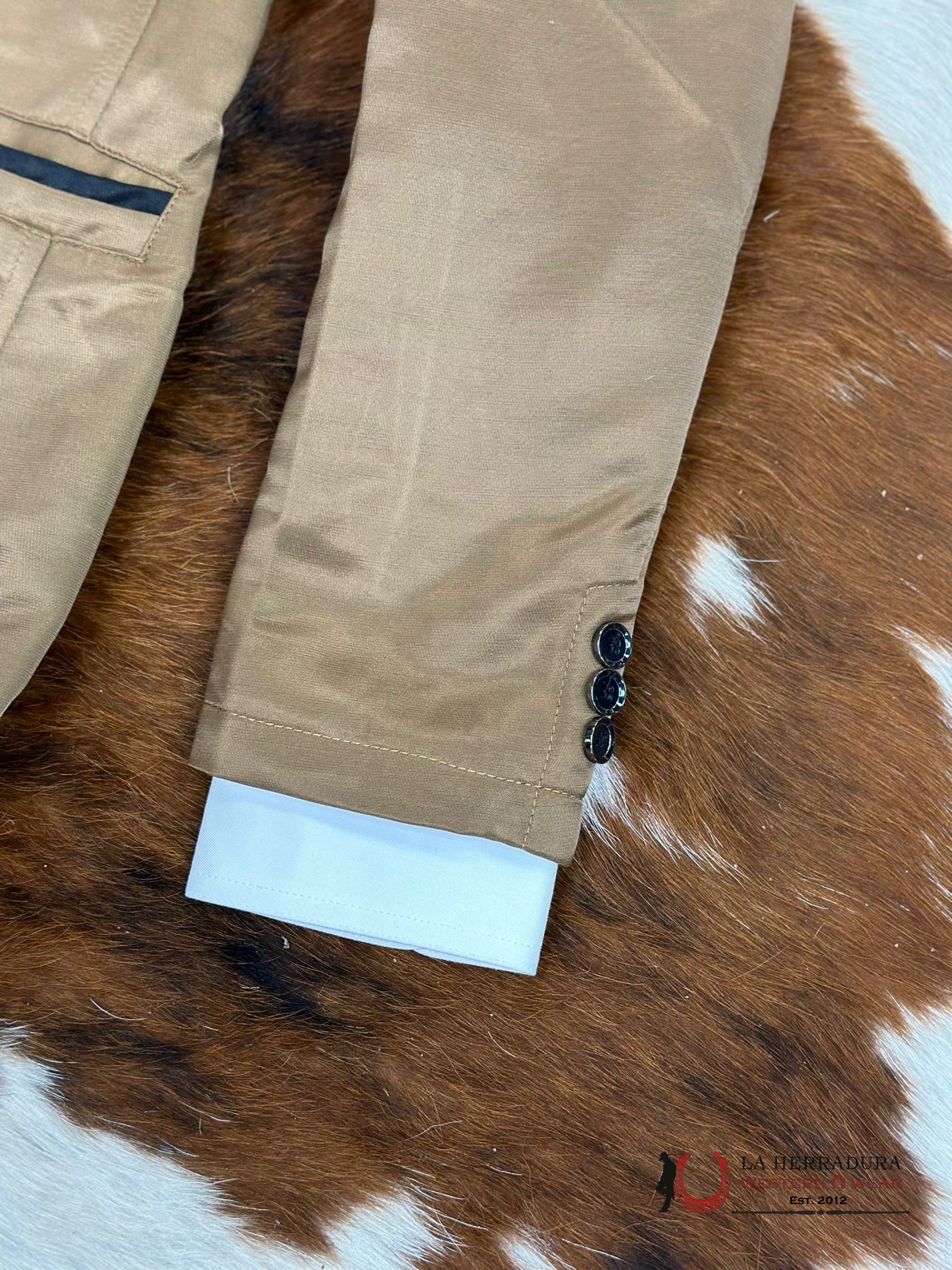 Montero Mustard Smooth Liso Blazer Mt2174 Ropa Hombres