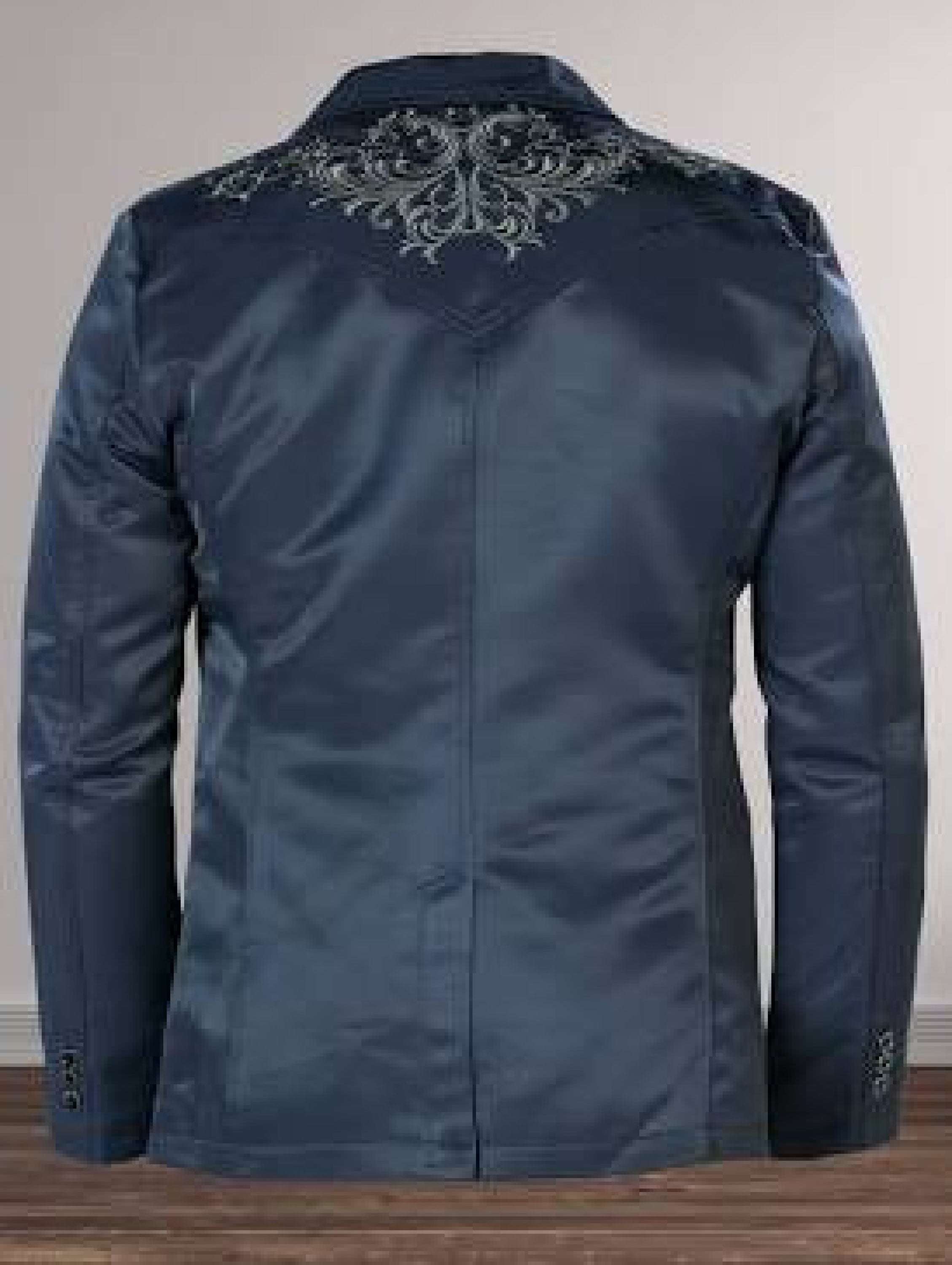 MONTERO NAVY EMBROIDERED CHARCOAL- MT2173 ROPA HOMBRES