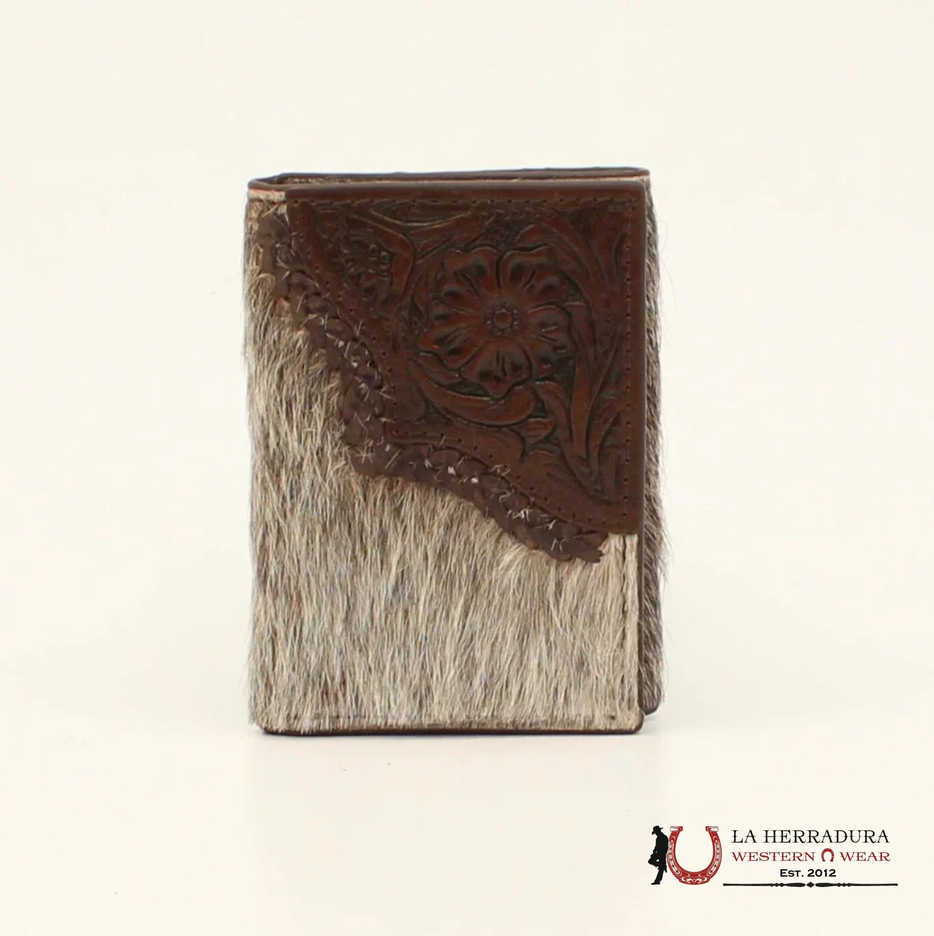NOCONA TRIFOLD WALLET NATURAL COWHIDE N500034002 ACCESORIOS