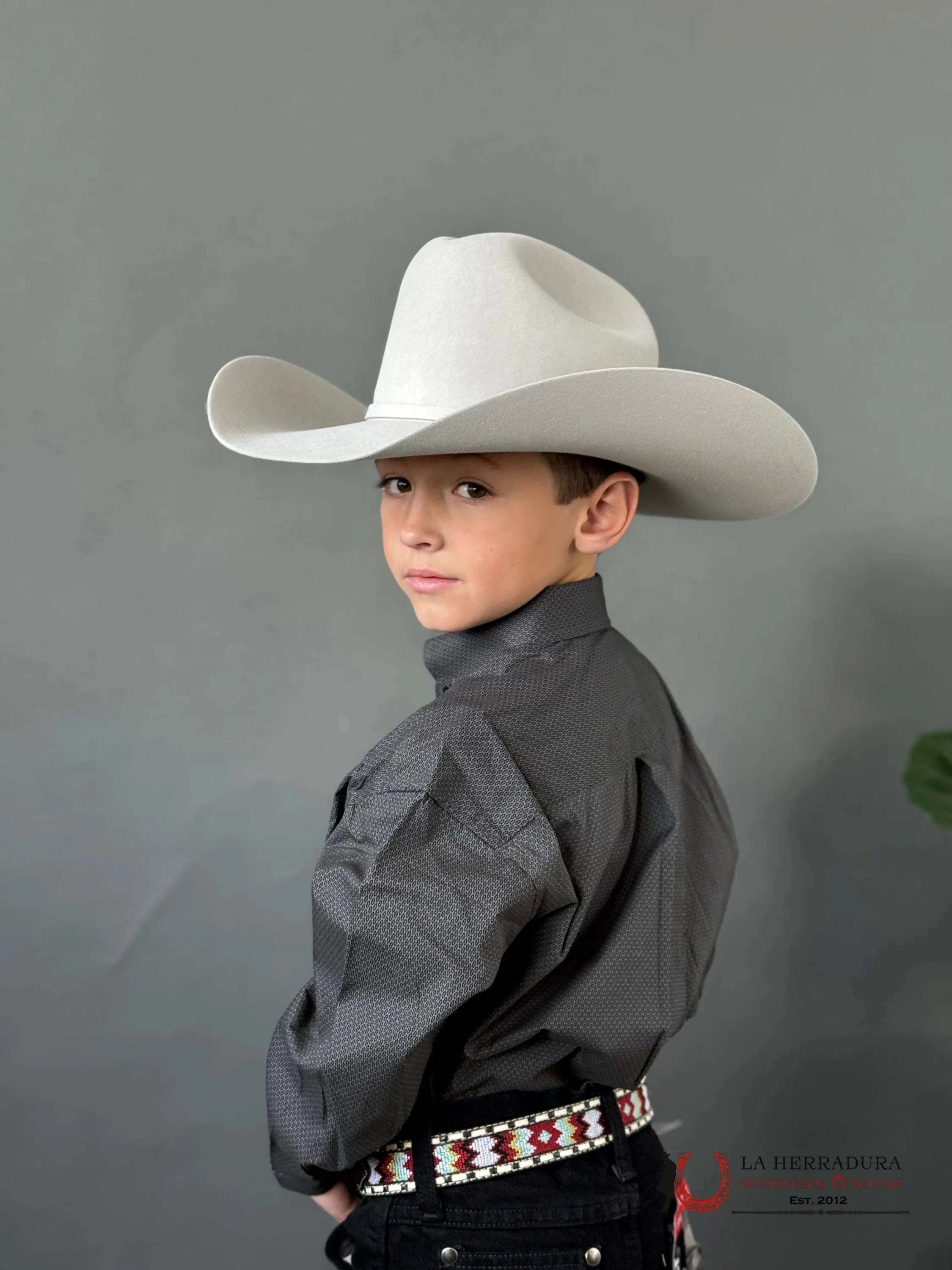 Panhabdle Classic Shirt Grey Niños