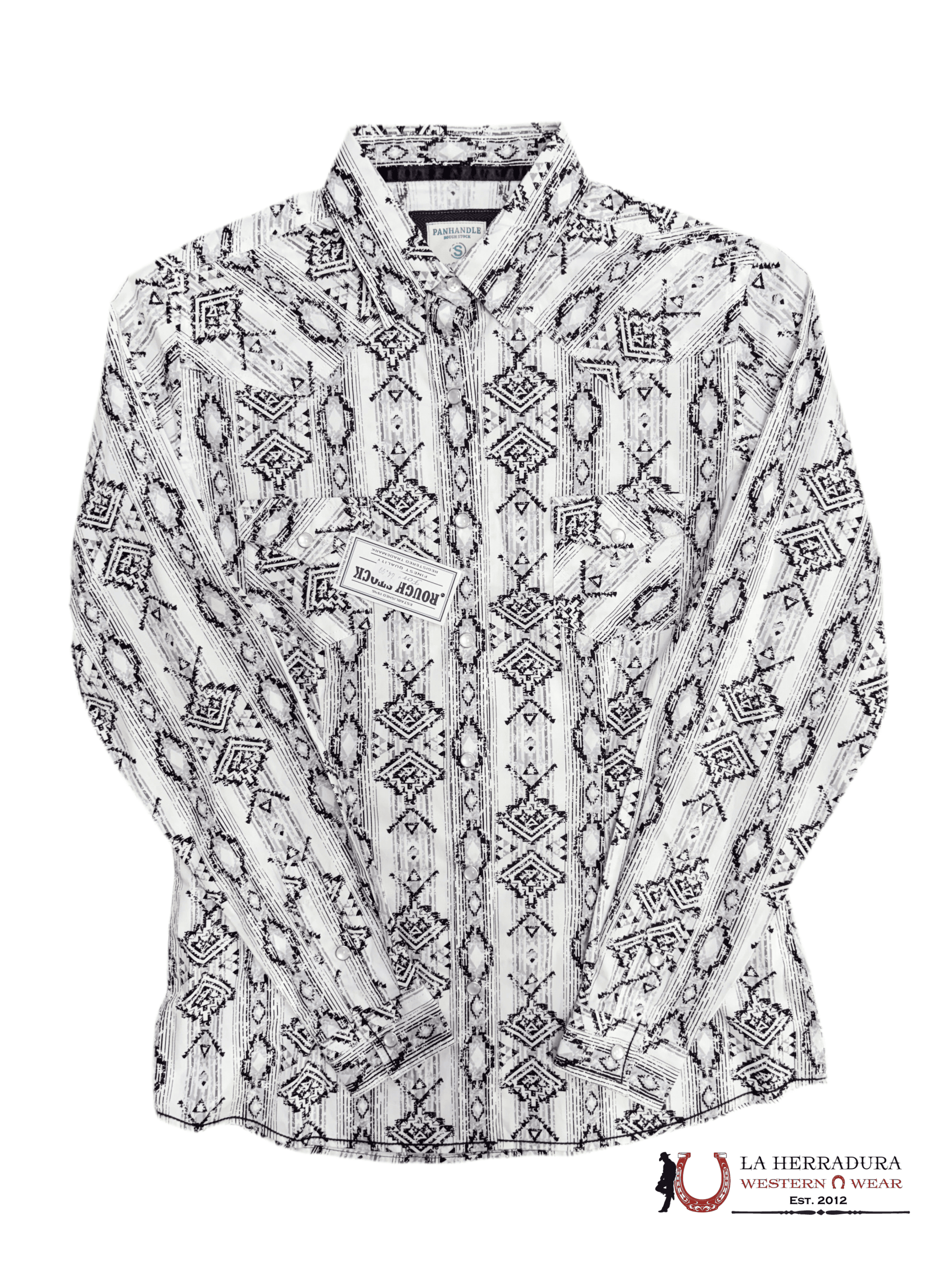 Panhandle Grey Aztec Print R4S2538 ROPA MUJERES