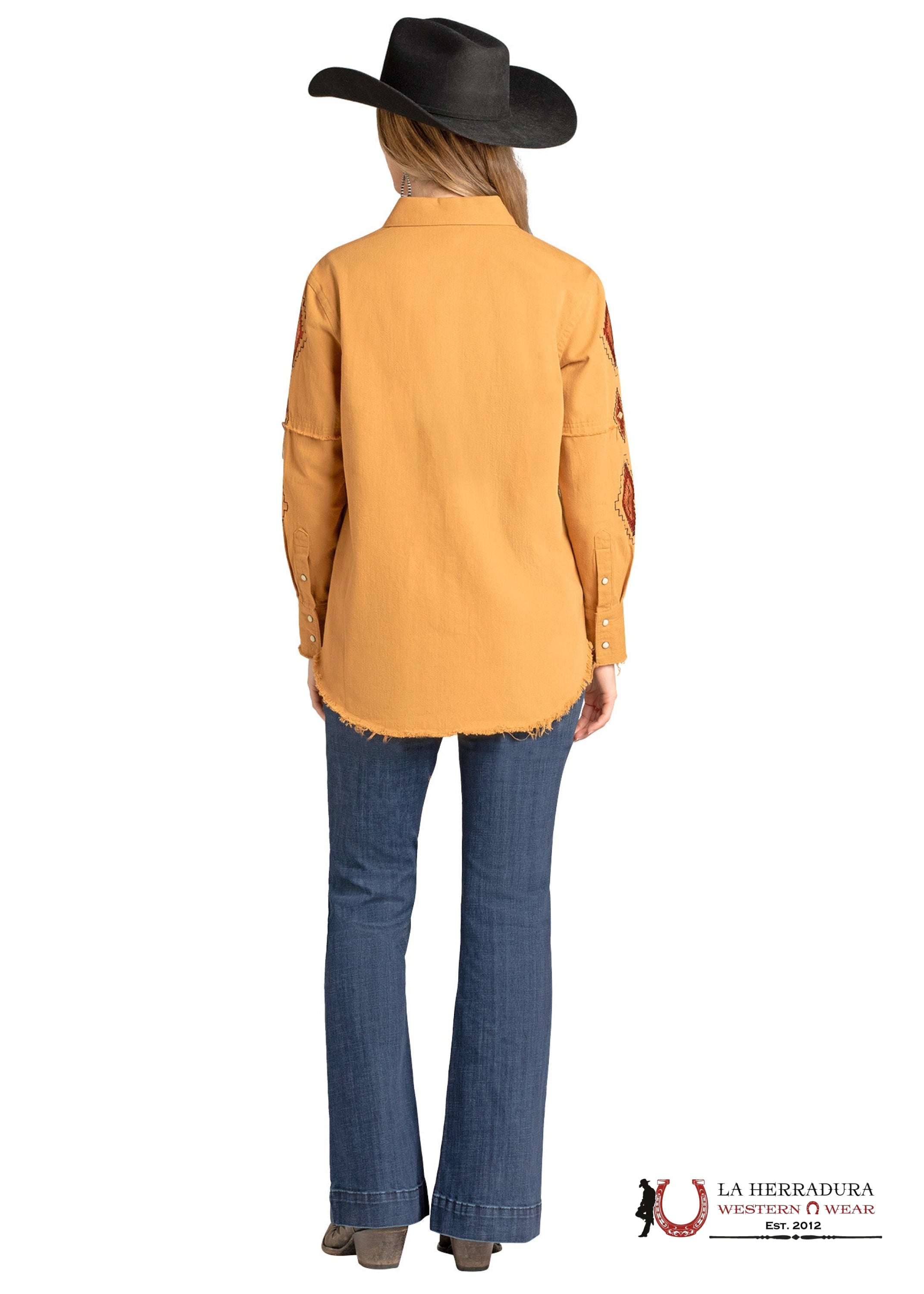 Panhandle Shirt Khaki Snap LW92T07119 ROPA MUJERES