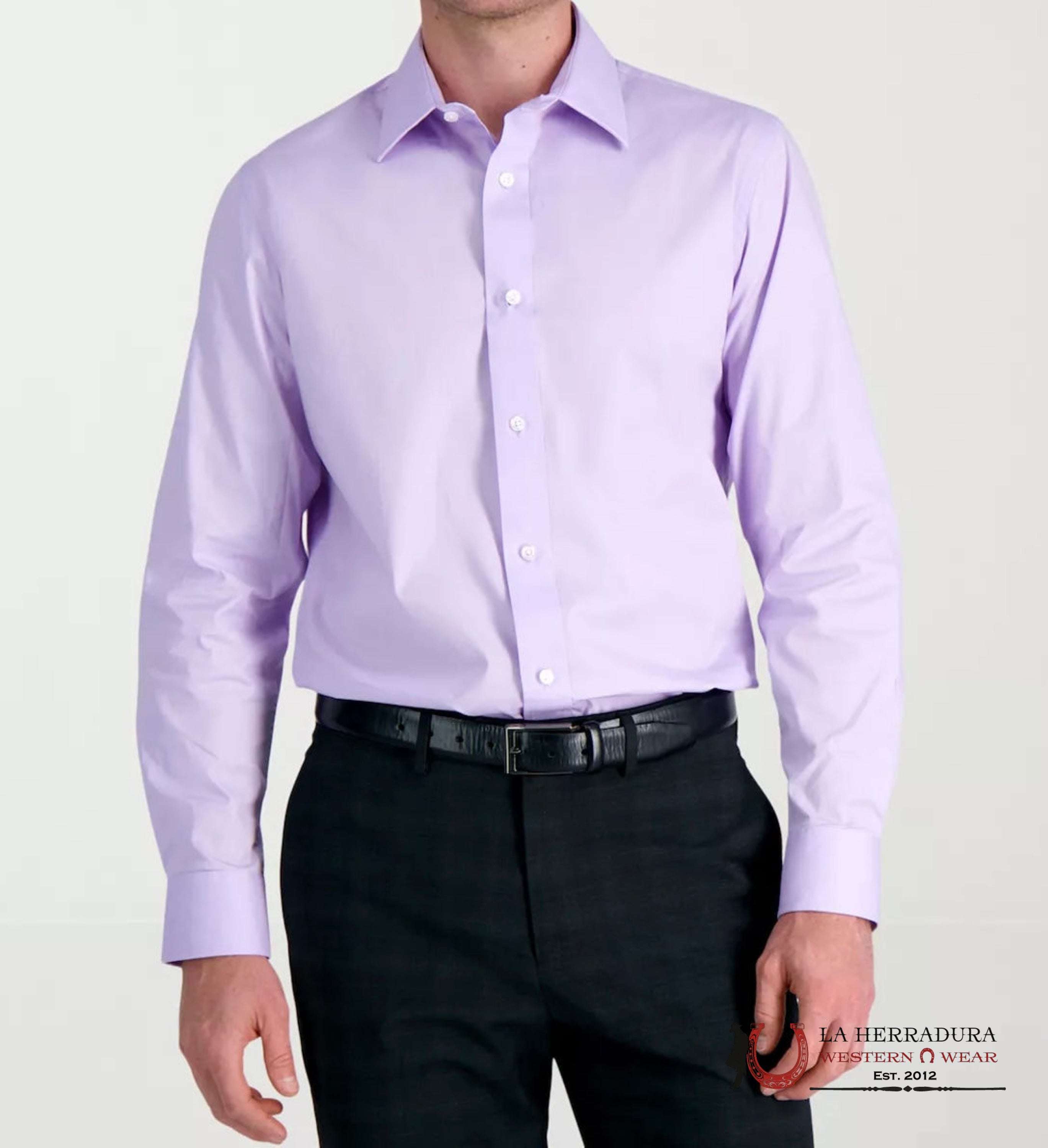 PATRON CITO MEN BOTTON UP LING SLEEVE SHIRT LILAC ROPA HOMBRES