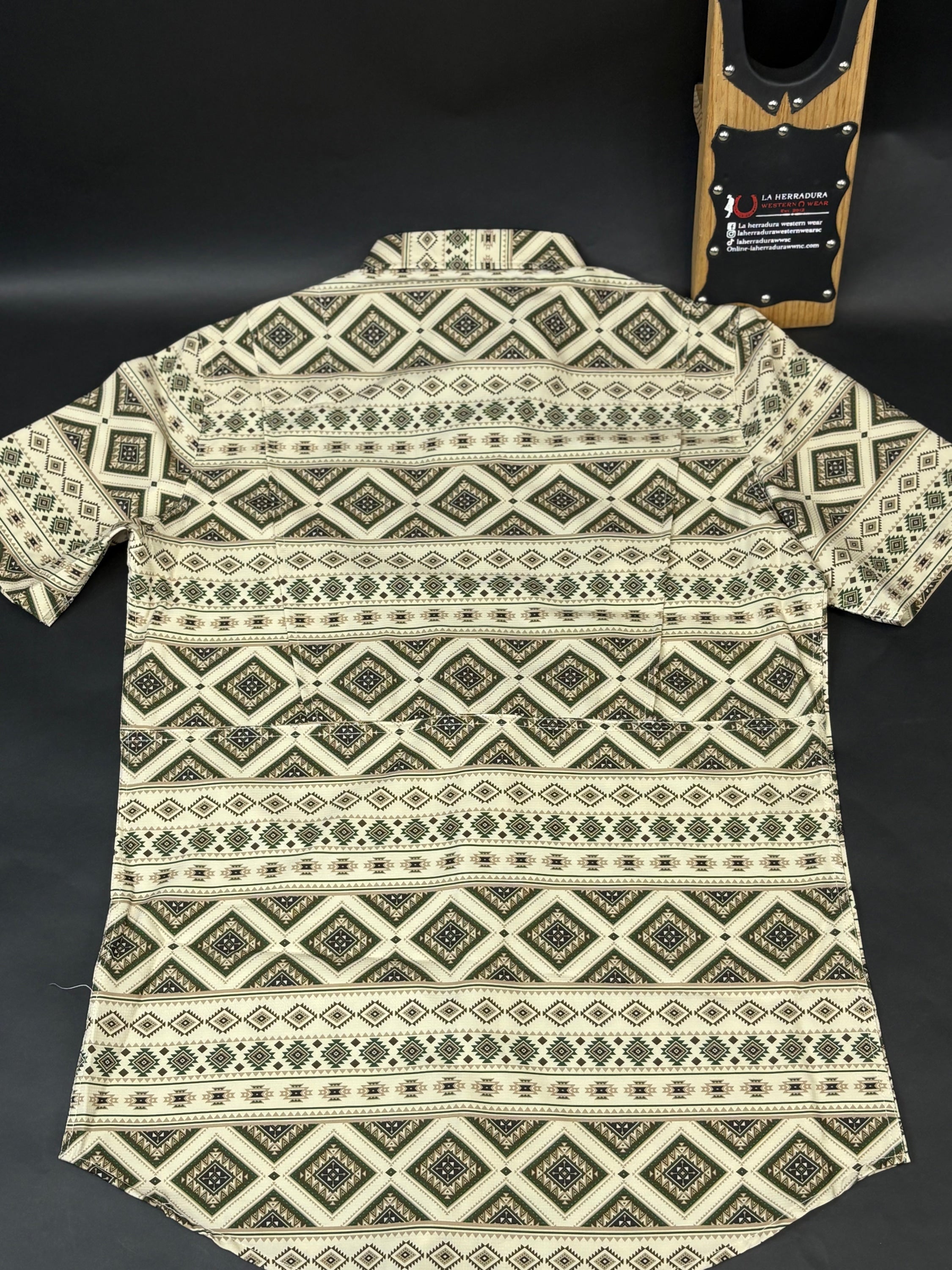 Platini Beige Aztec With Green/Brown 10616 Ropa Hombres