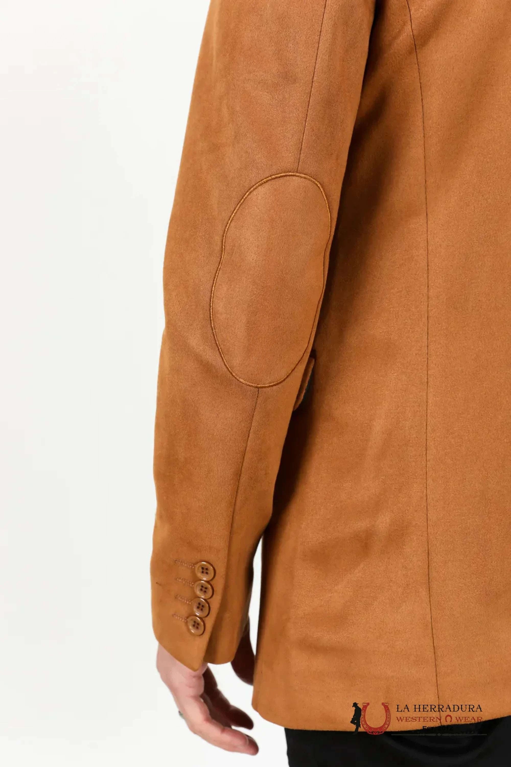 Platini Camel Gamuza Suede Rancher Blazer Blz9444 Ropa Hombres