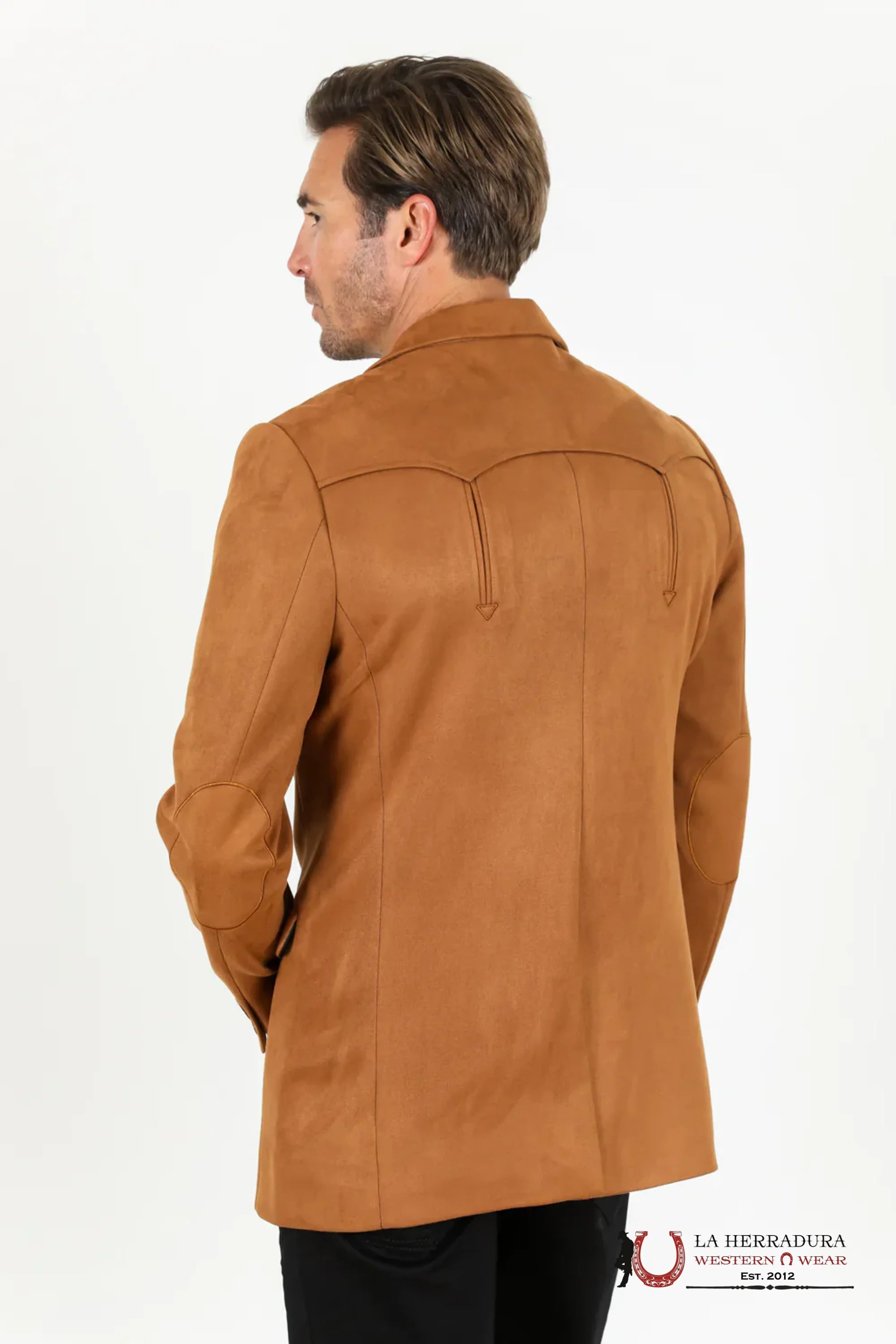 Platini Camel Gamuza Suede Rancher Blazer Blz9444 Ropa Hombres