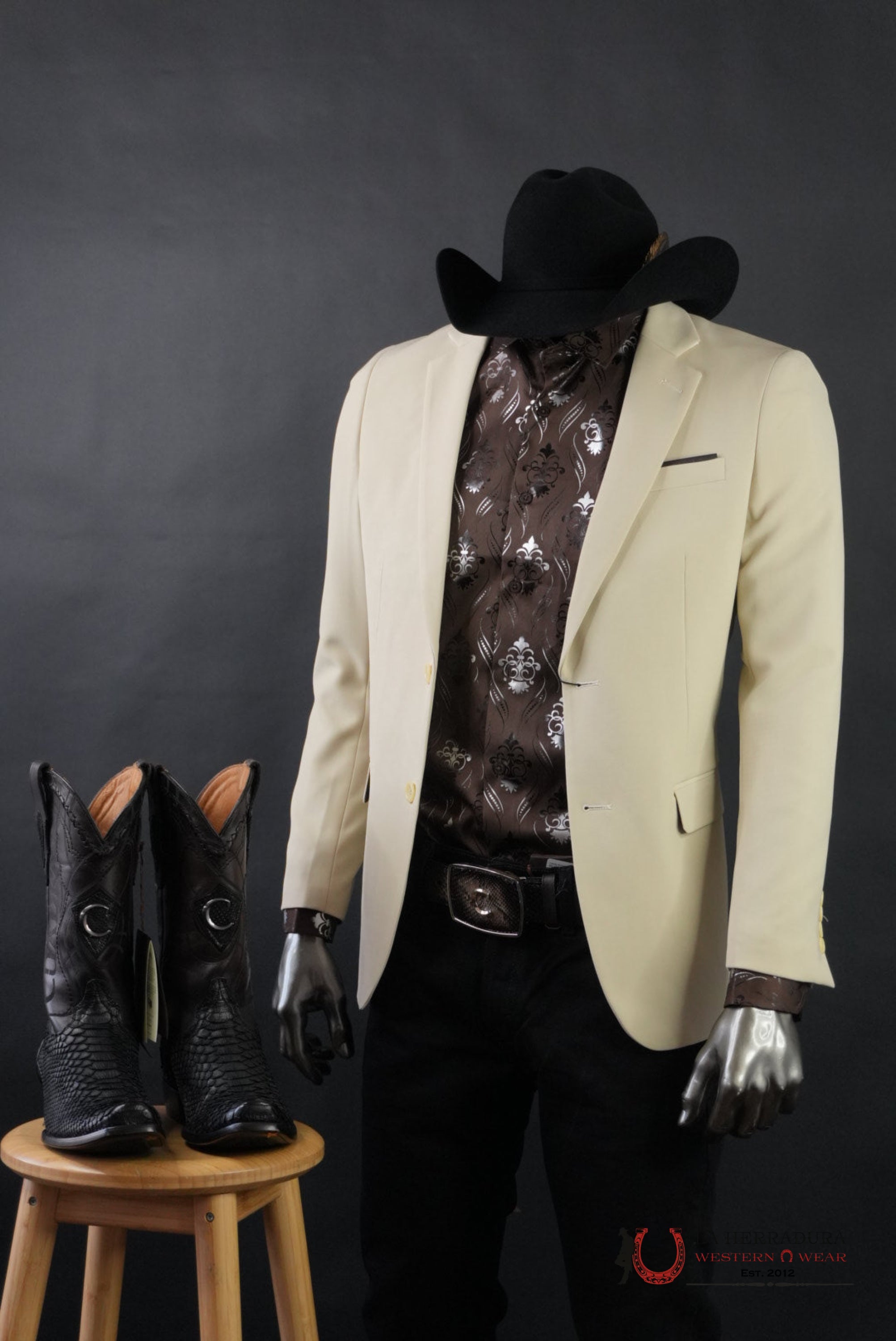 Mens Blazer Beige - BLZ9927 ROPA HOMBRES