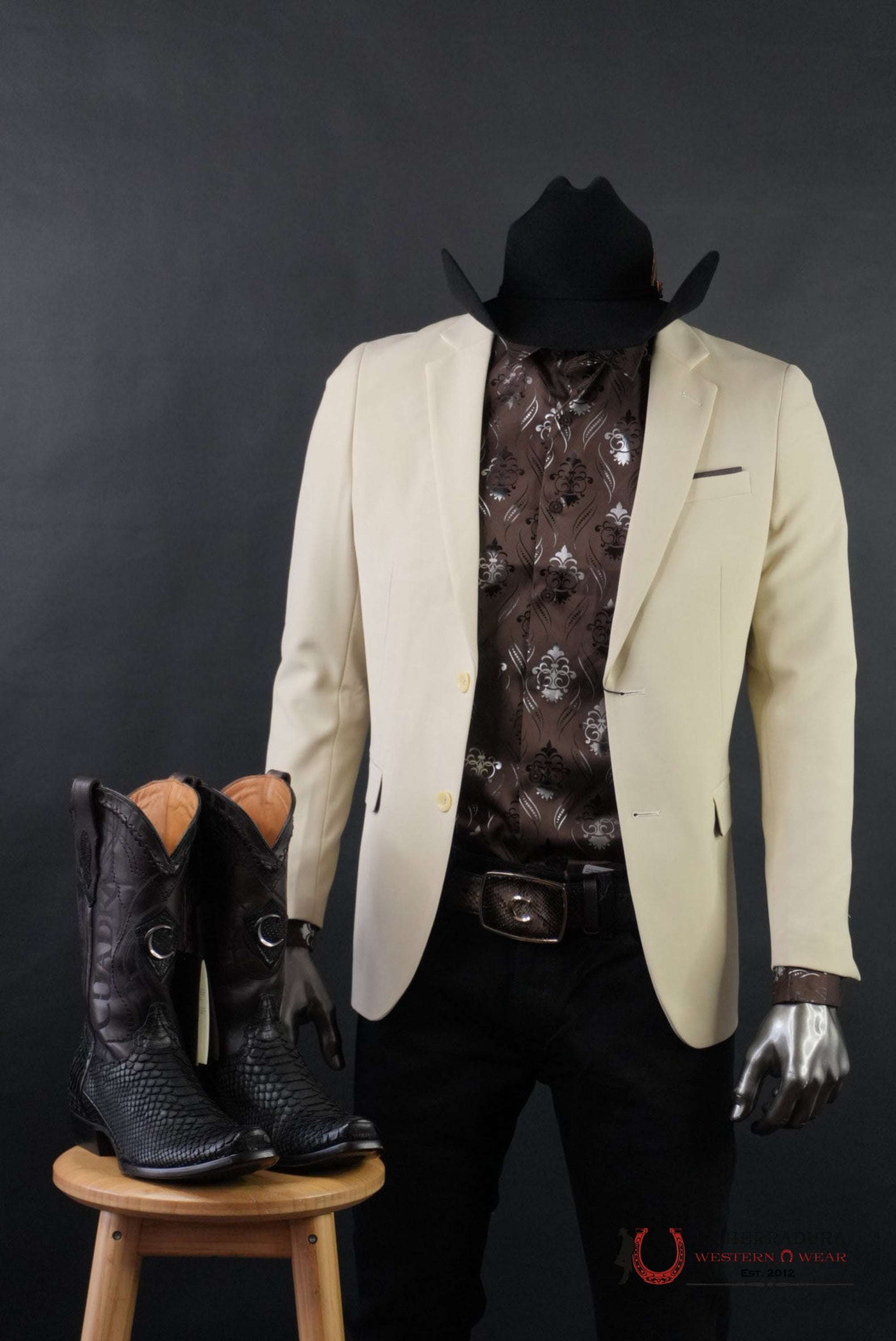 Mens Blazer Beige - BLZ9927 ROPA HOMBRES