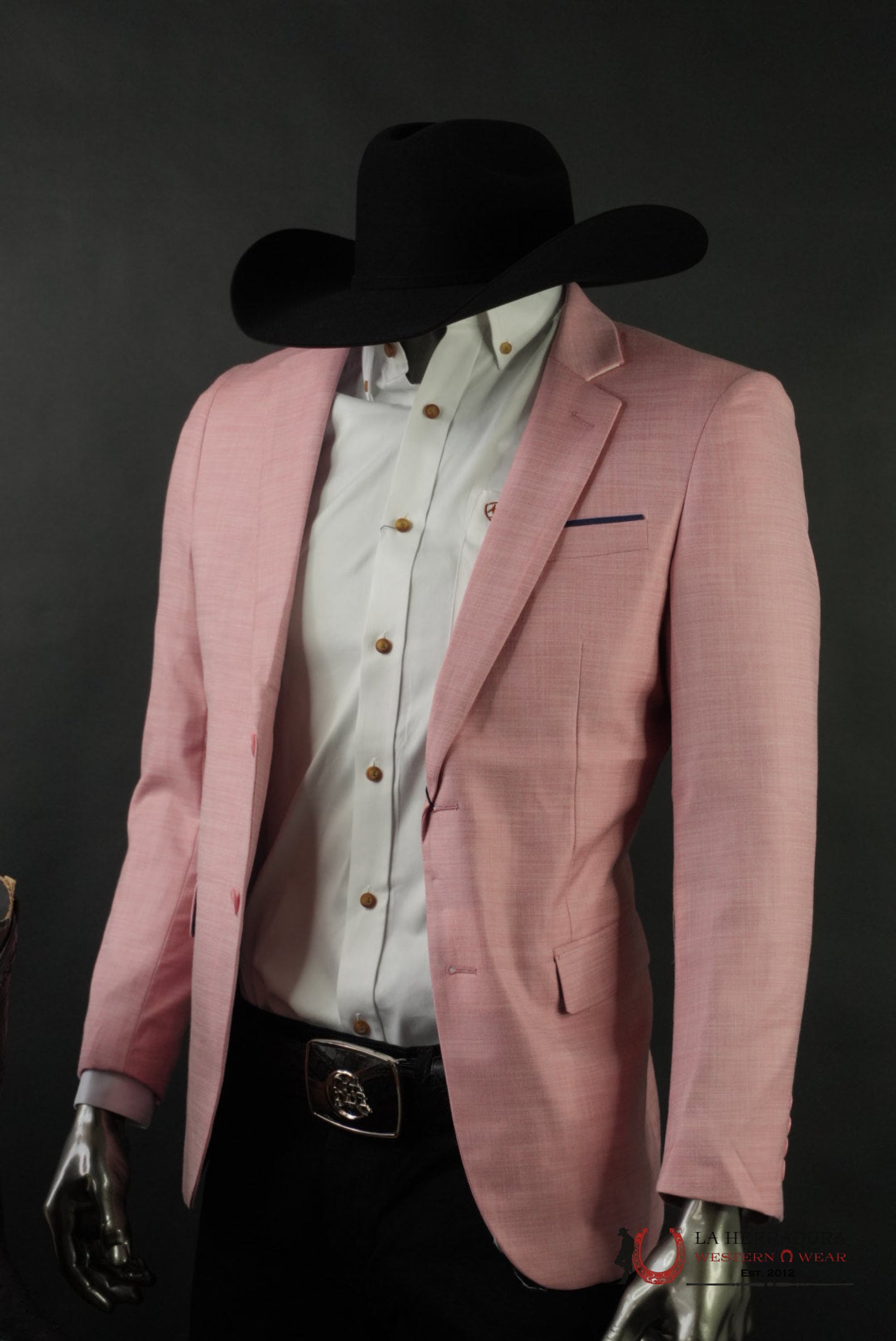 Mens Modern Fit Stretch Date Night Pink Blazer BLZ10534 ROPA HOMBRES