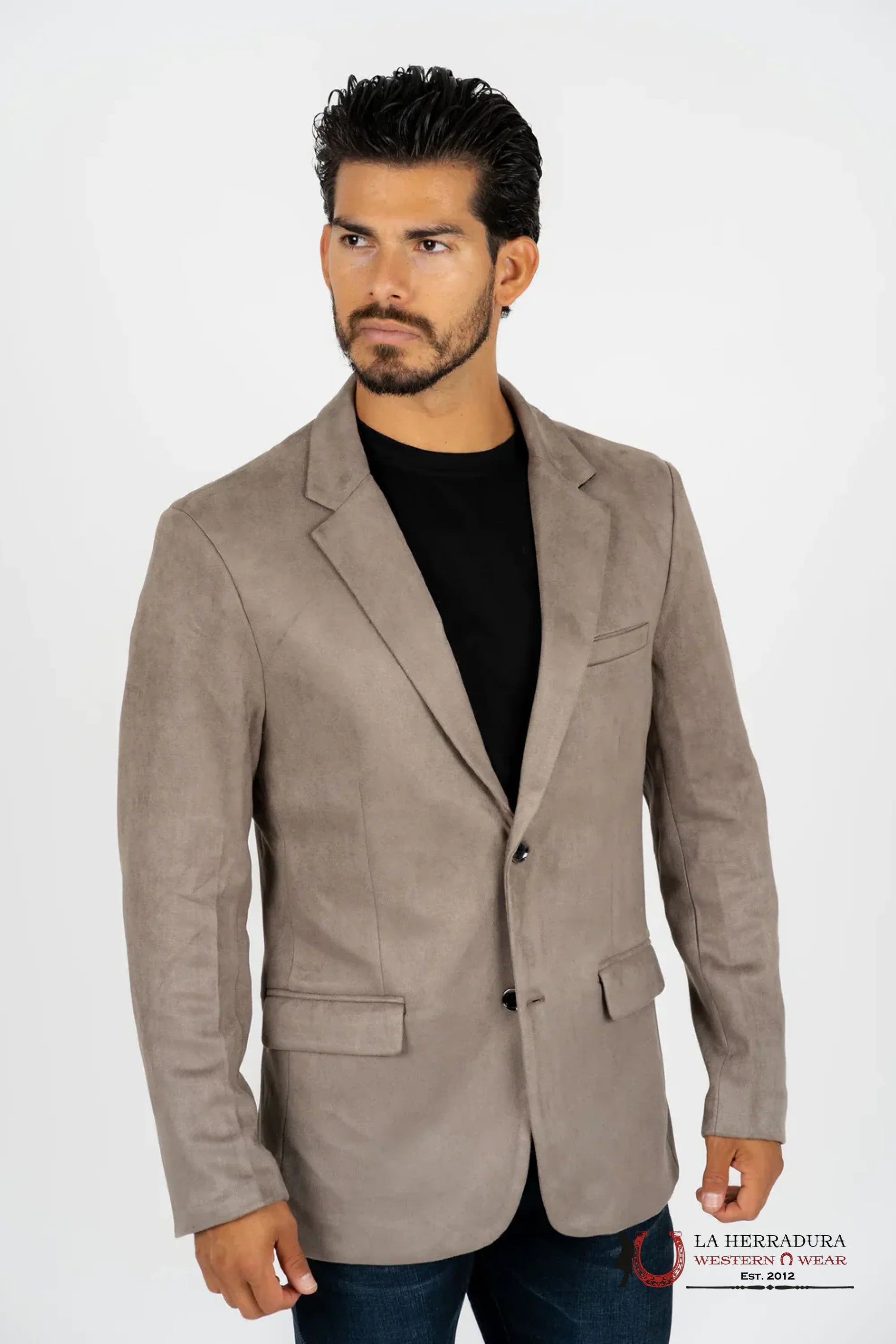 Platini Mink Gamuza Suede Blazer- Blz8861 Ropa Hombres