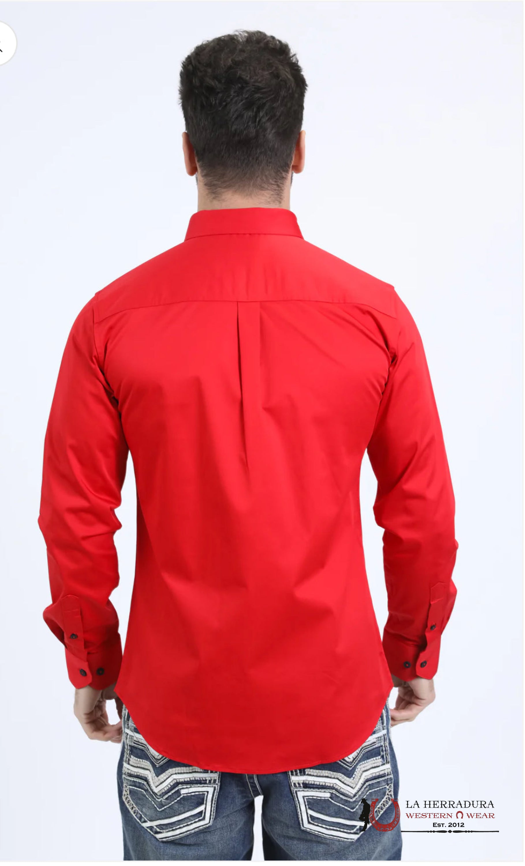 Platini Red Long Sleeve Shirt ROPA HOMBRES