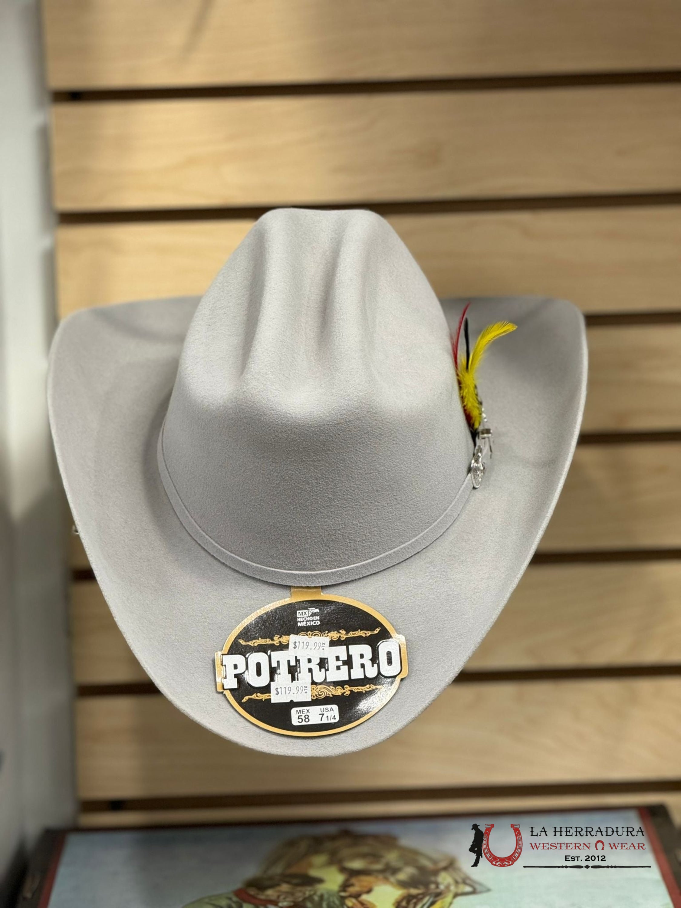 Potrero Hats 30X Silver Tejana