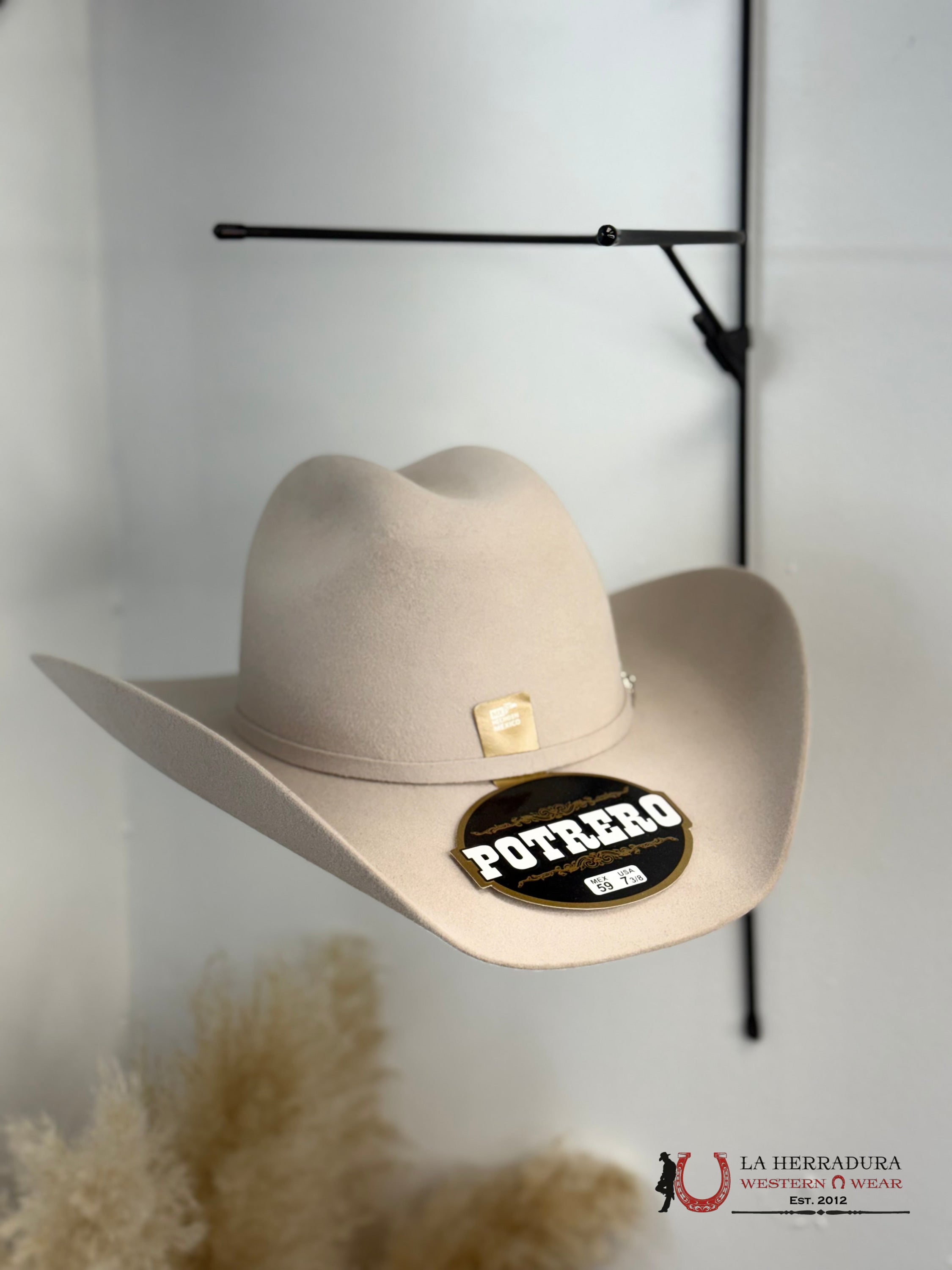 POTRERO SILVER BELLY FELT HAT 30X GARAÑON MALBORO TEJANA