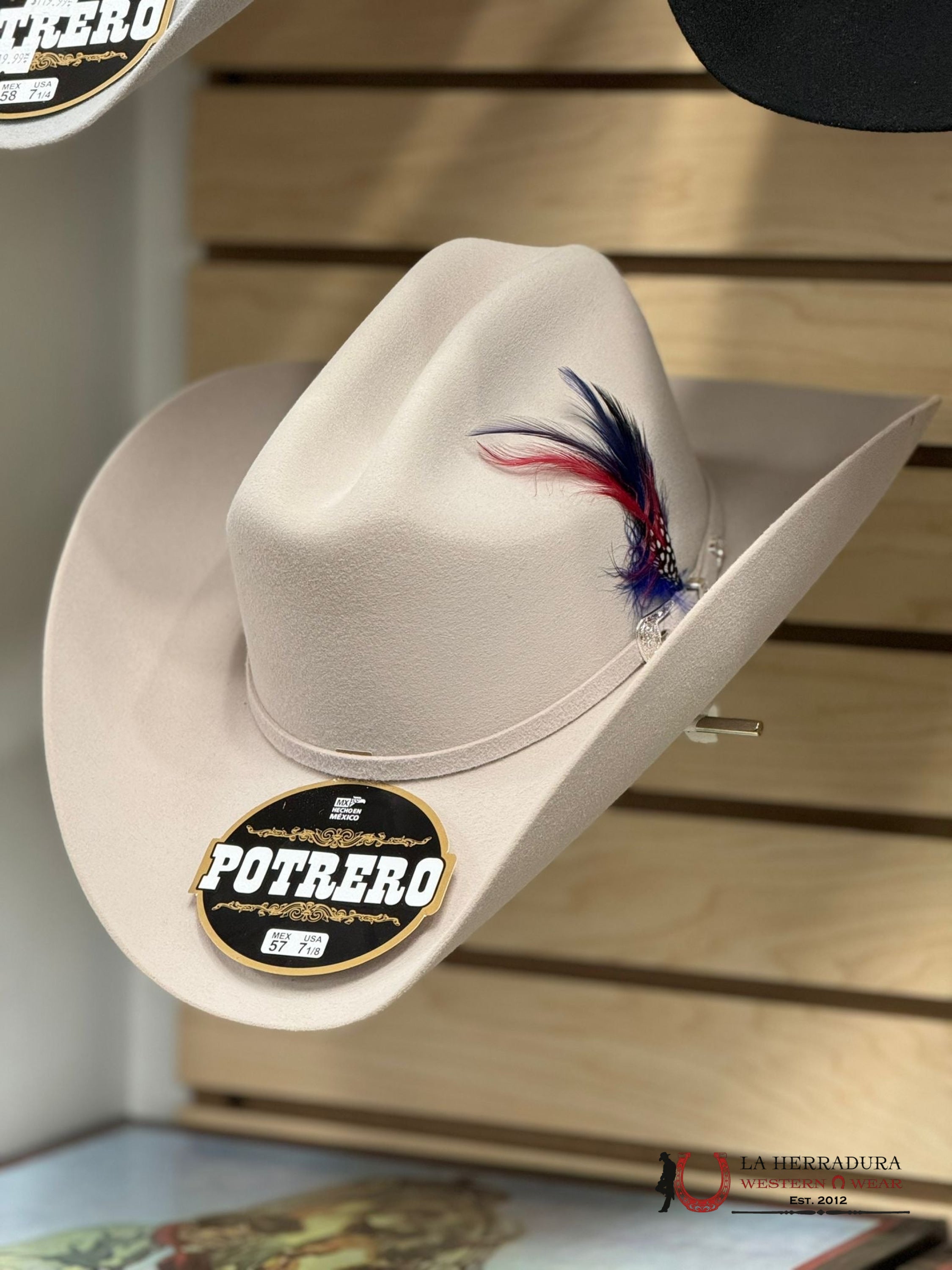 Potrero Silver Belly Felt Hat 30X Tejana