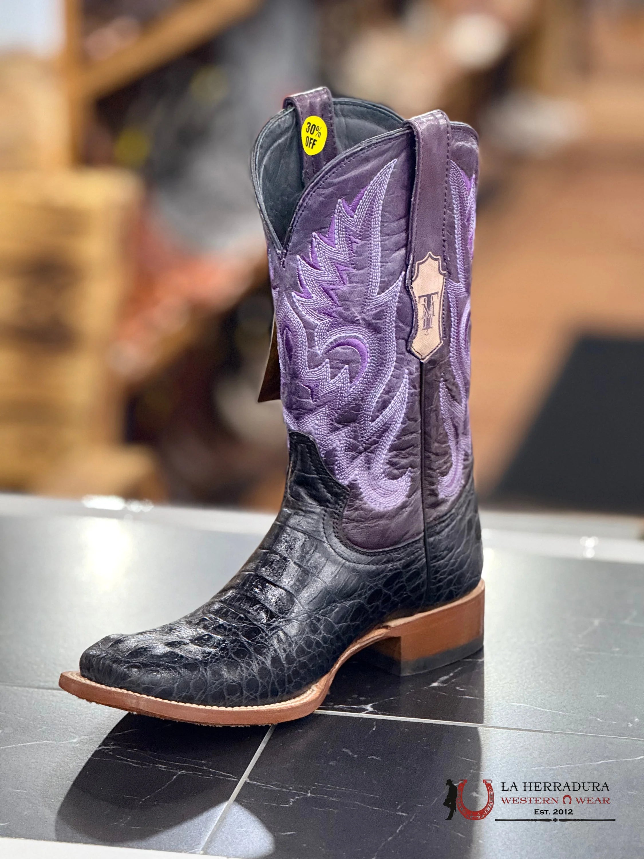PRINT HORNBACK MATTE VOLCANO PURPLE TOP -TM205534 BOTAS HOMBRES
