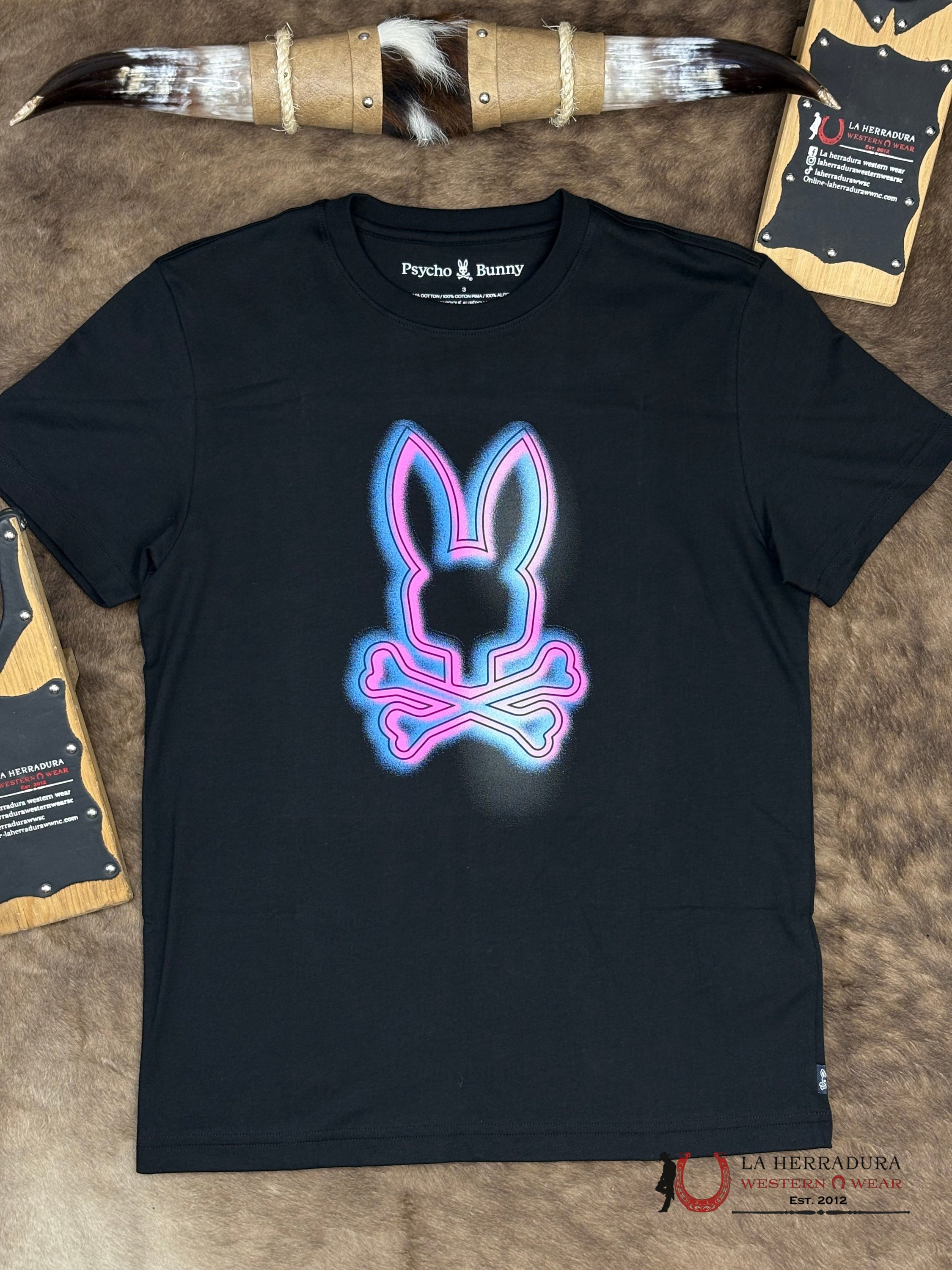 PSYCHO BUNNY MEN ANDROS GRAPHIC TEE SHORT SLEEVE B6U525F200