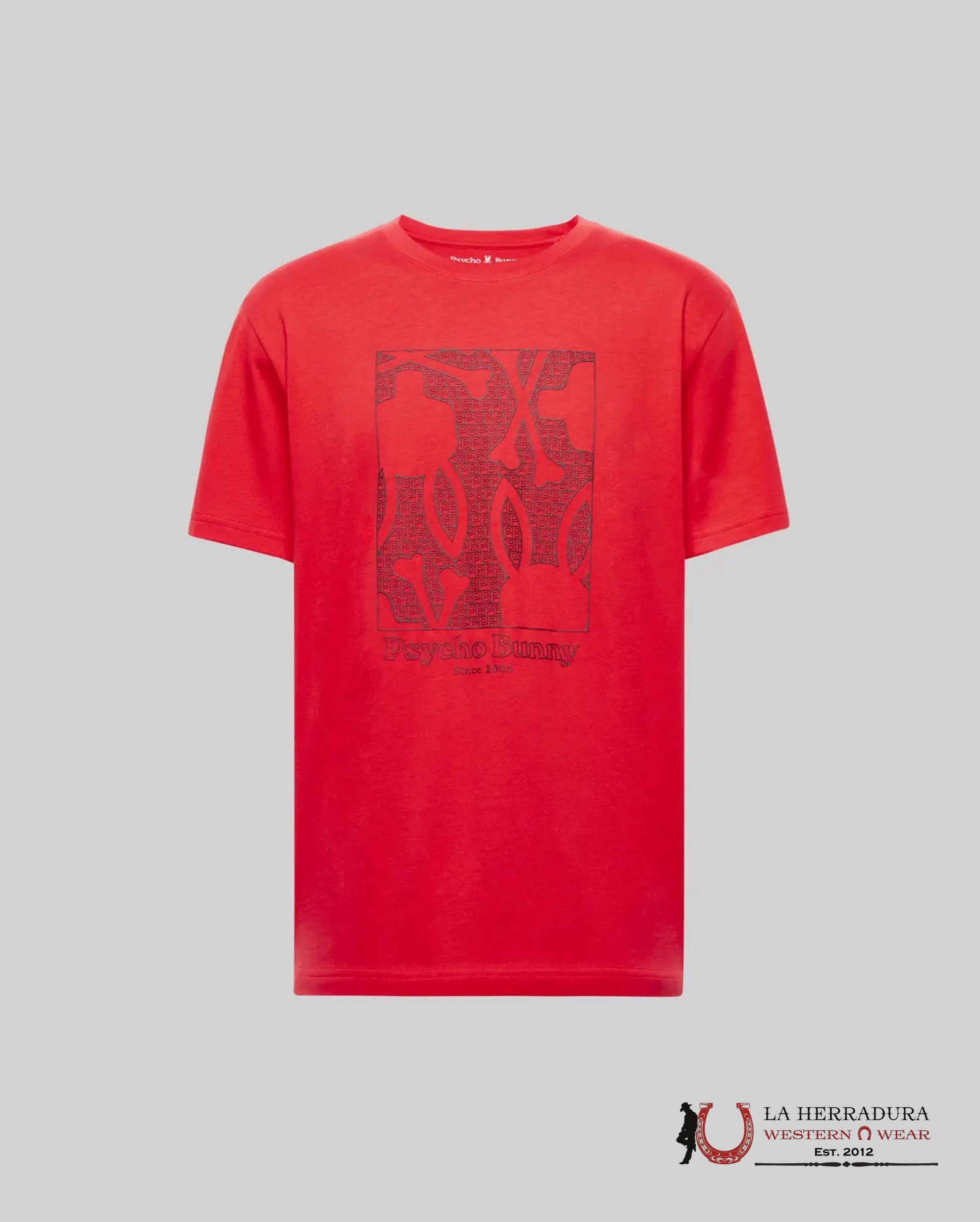 PSYCHO BUNNY GLENN GRAPHIC TEE BITTERSWEET SHIRT ROPA HOMBRES