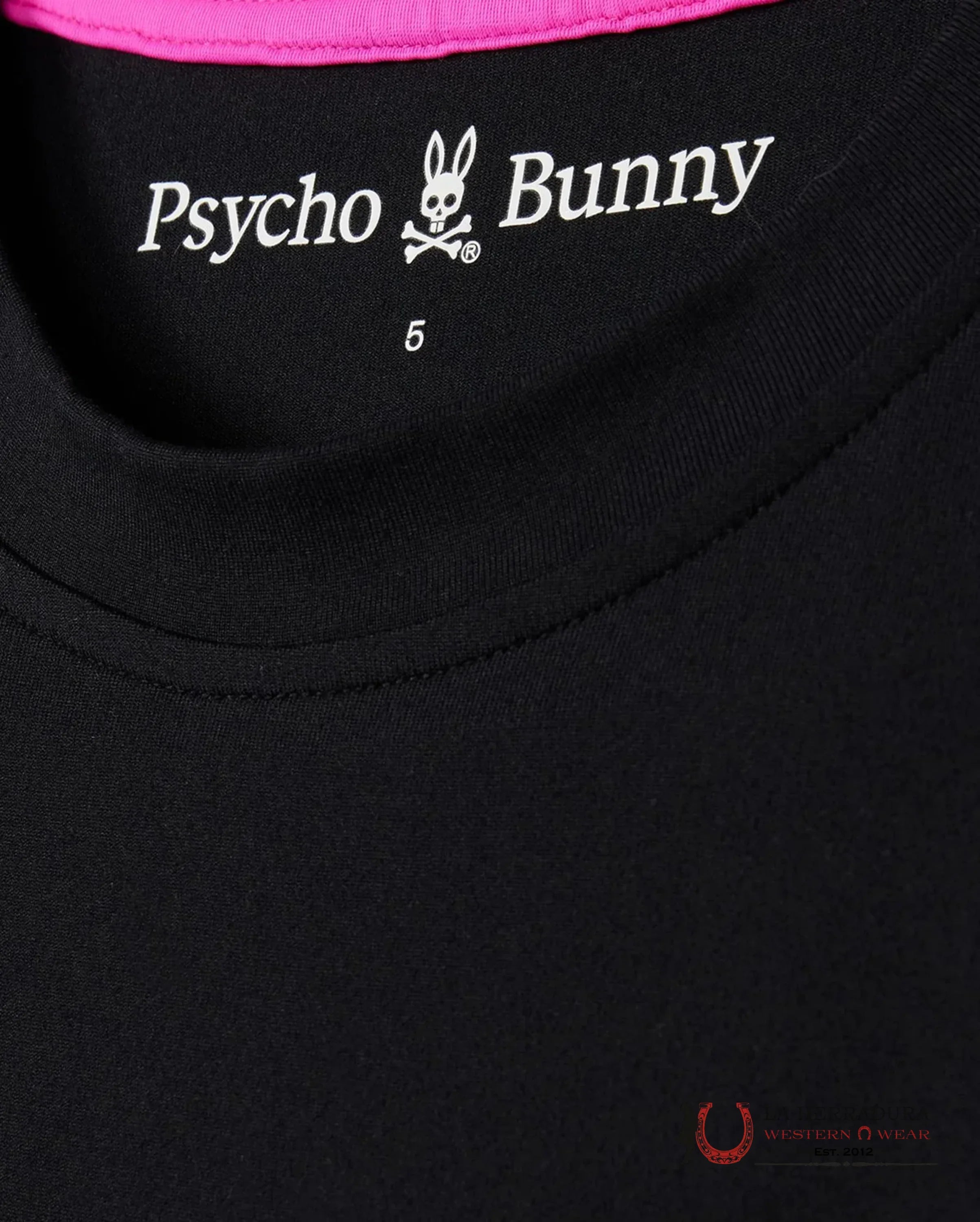 PSYCHO BUNNY Maxwell Sport Graphic Tee BLACK SHIRT ROPA HOMBRES