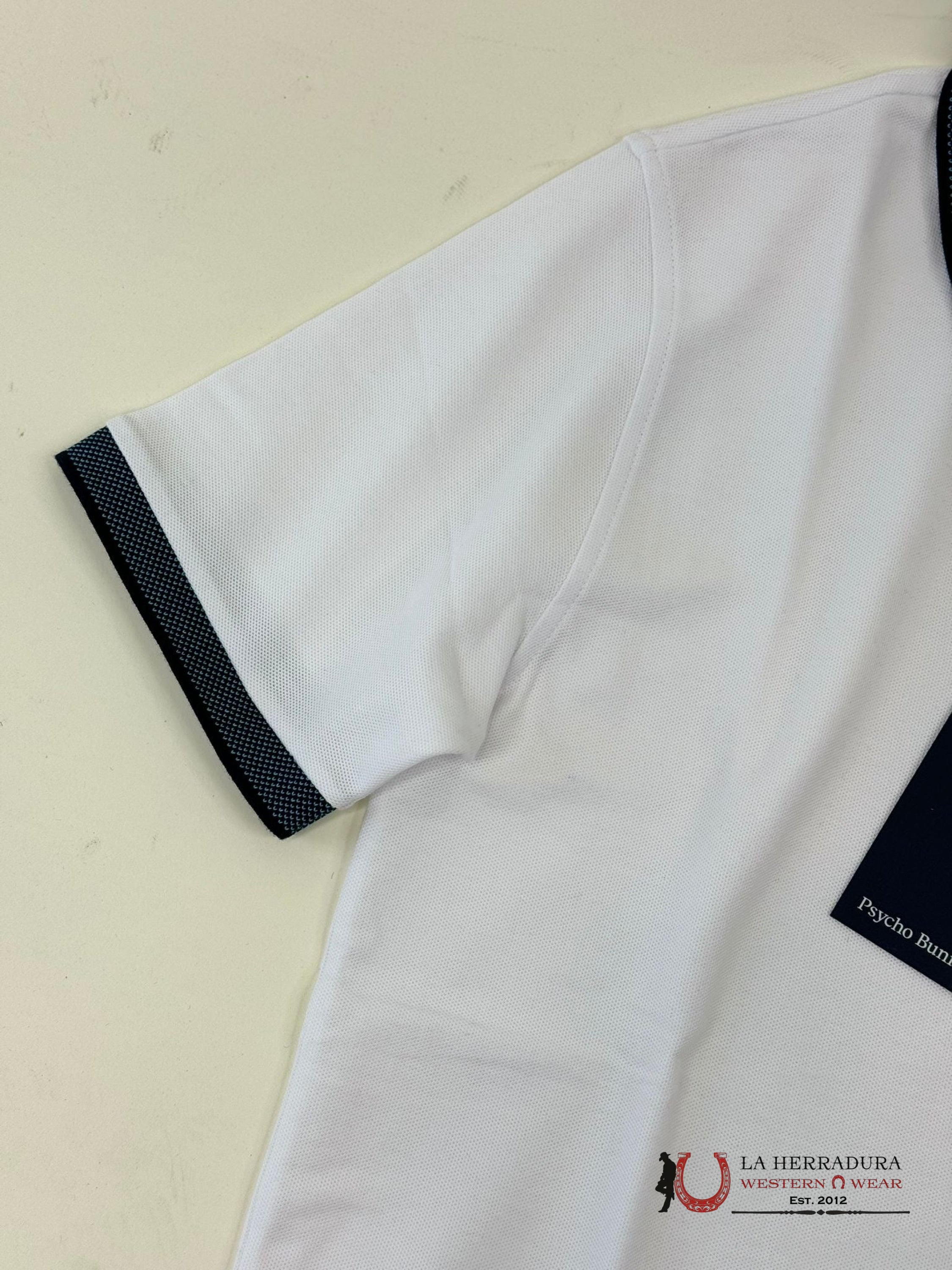 Psycho Bunny Montebello White Polo Ropa Hombres