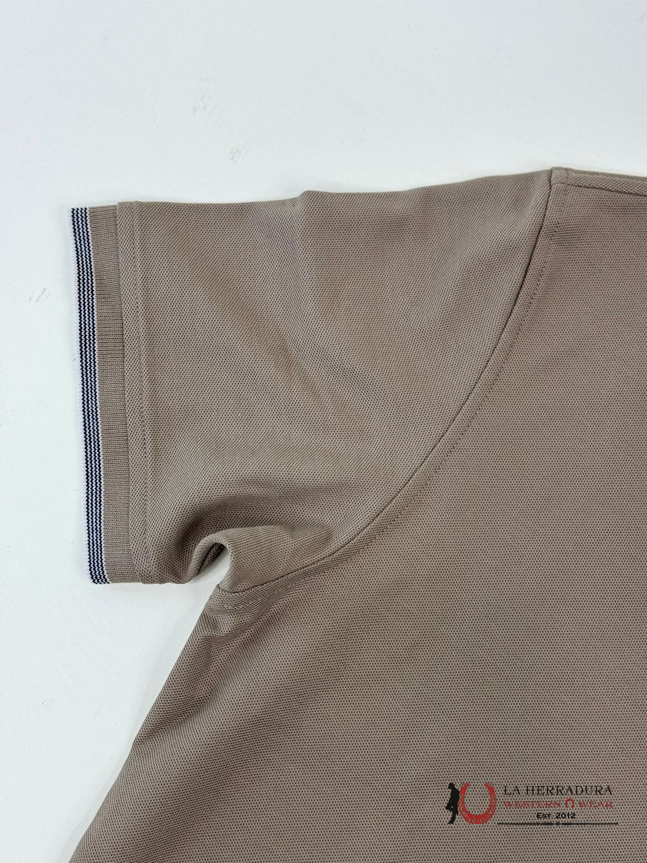 Psycho Bunny Queenbury Antique Taupe Polo Ropa Hombres