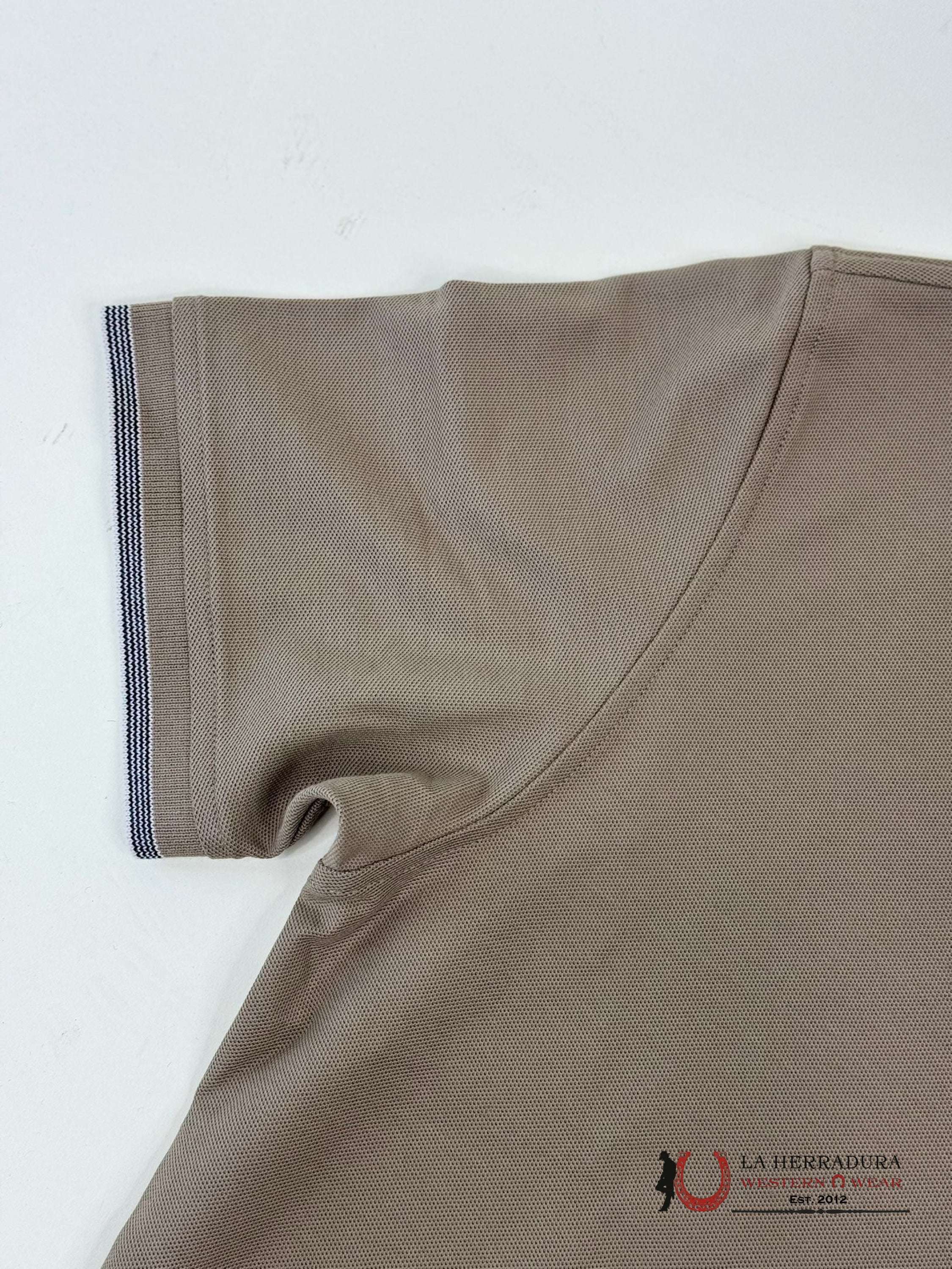 Psycho Bunny Queenbury Antique Taupe Polo Ropa Hombres