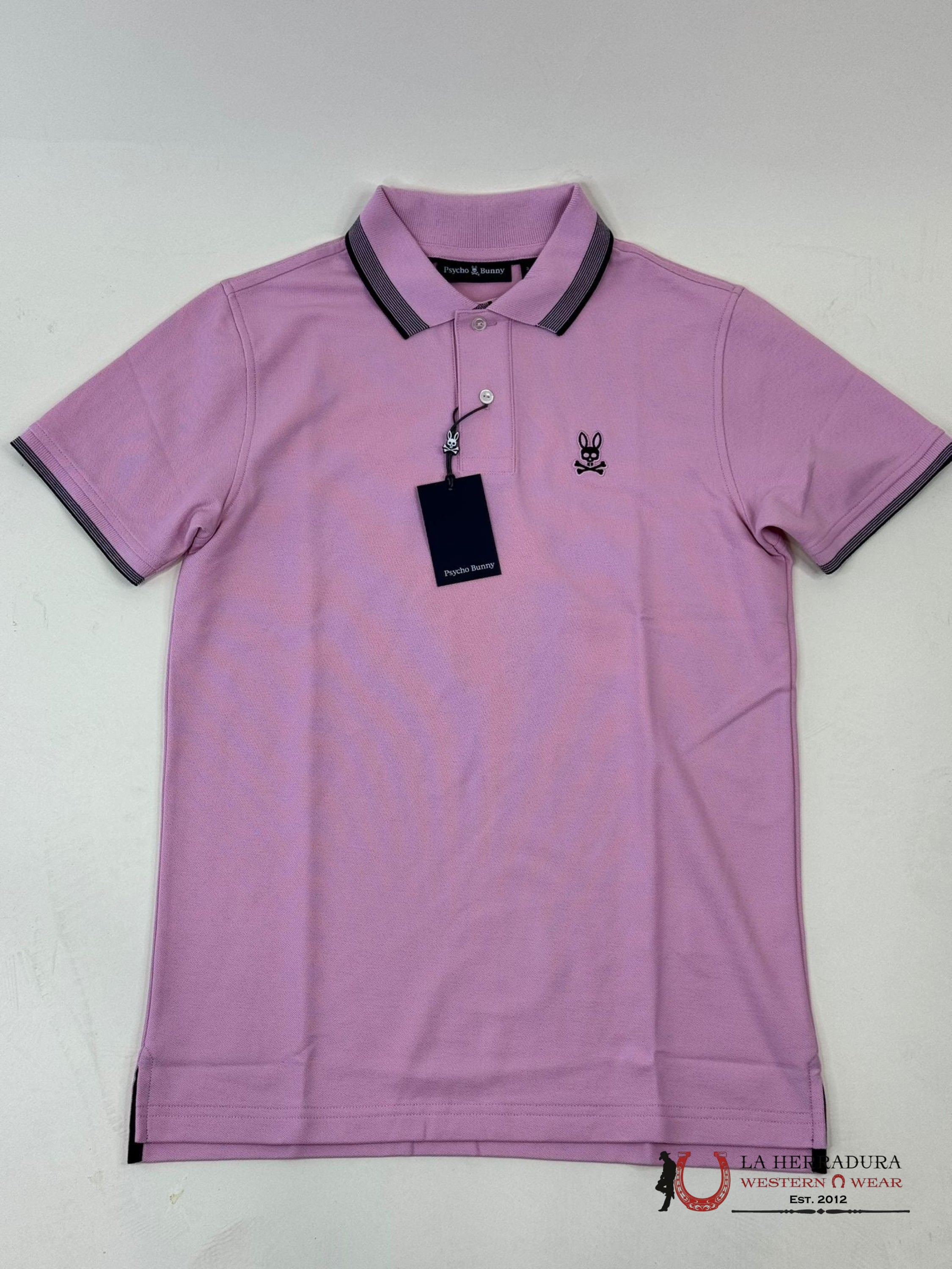 Psycho Bunny Queensbury Pastel Lavender Polo Ropa Hombres