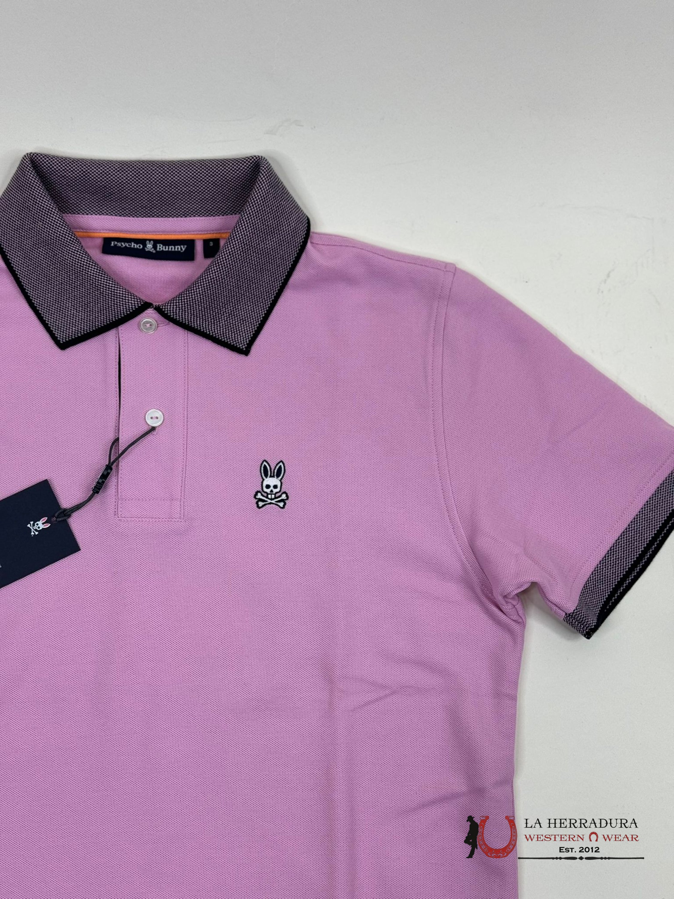 Psycho Bunny Southport Pastel Lavender Polo Ropa Hombres