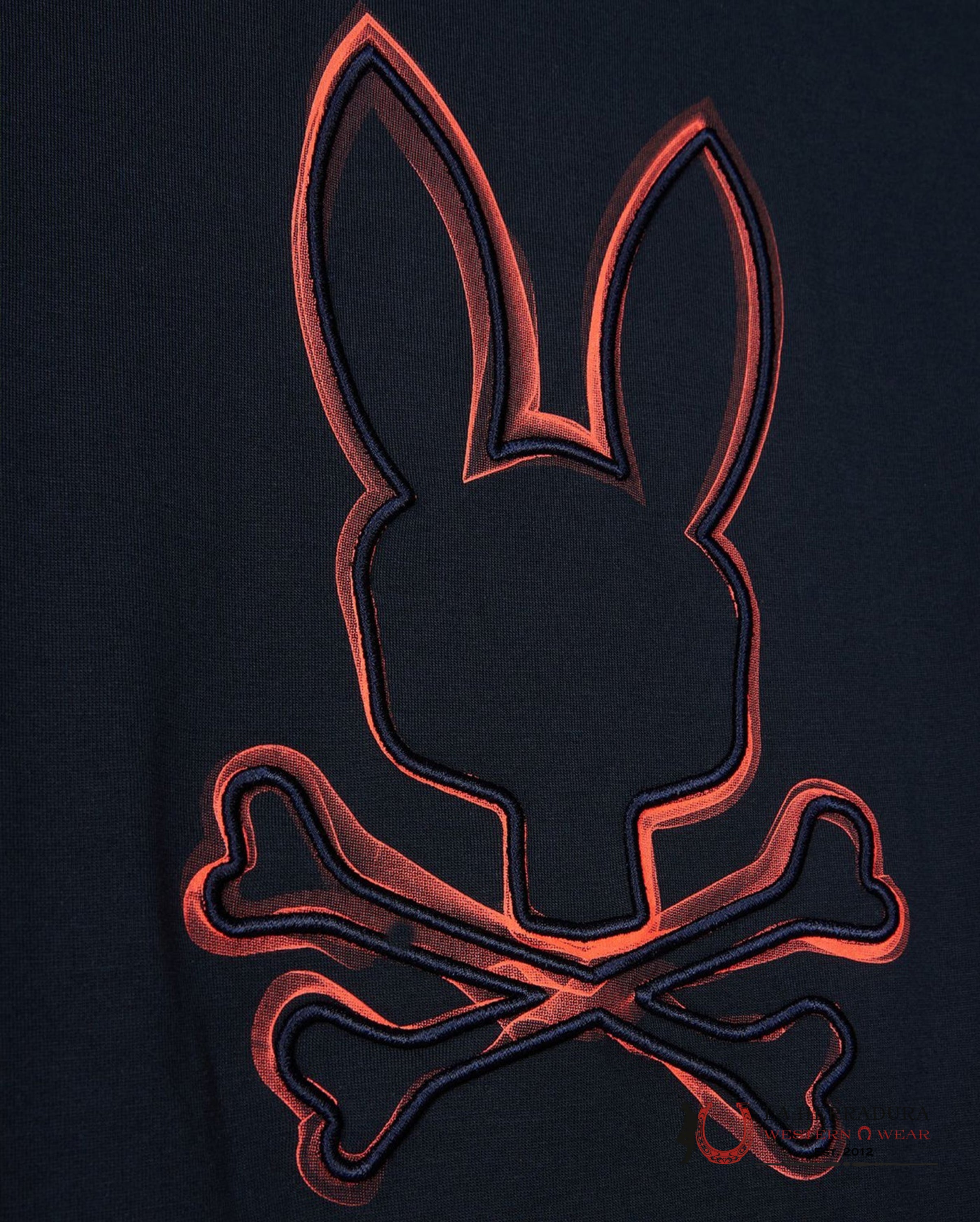 PSYCHO BUNNY VINCENT GRAPHIC TEE NAVY SHIRT ROPA HOMBRES