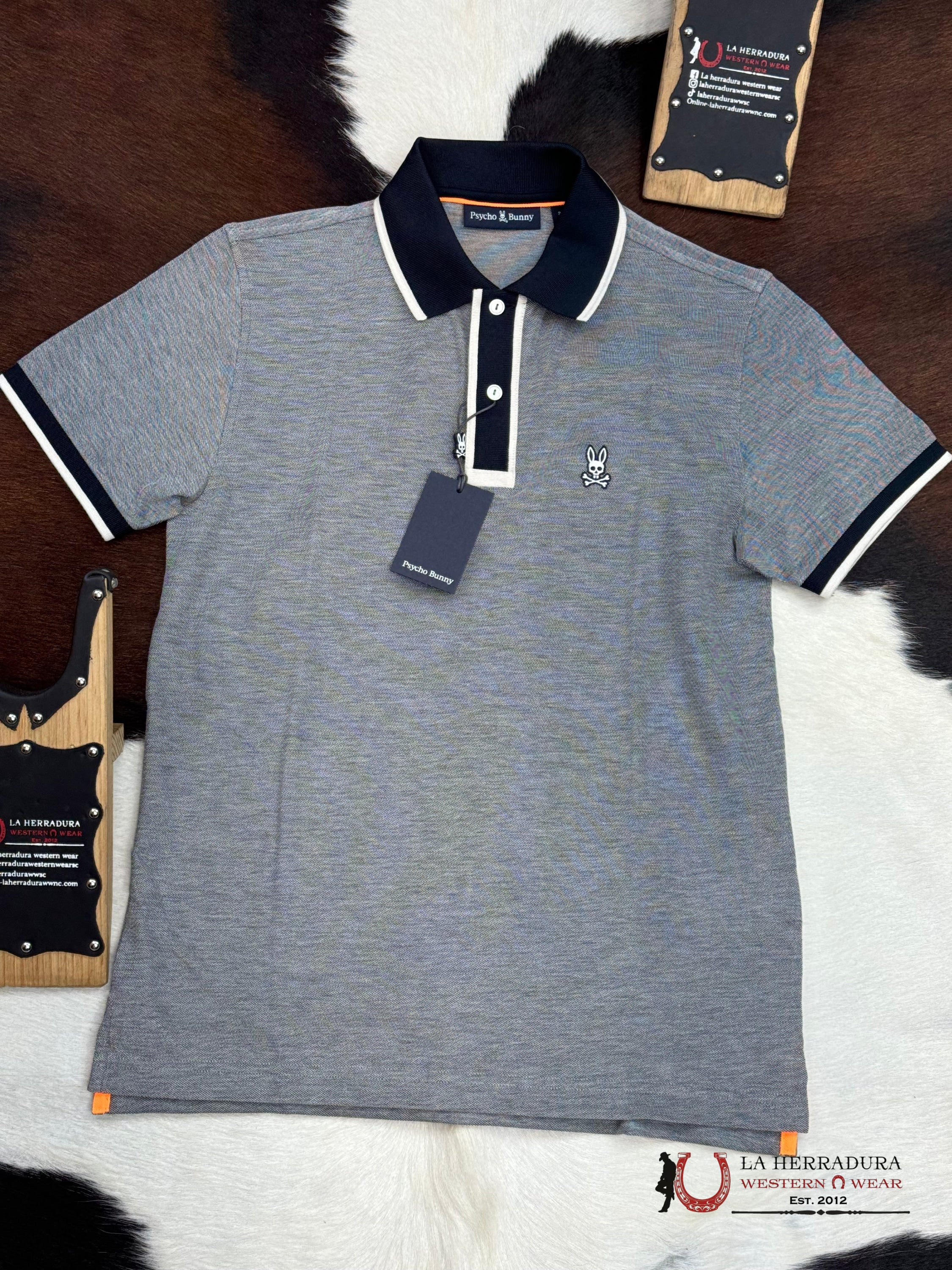 Psycho Bunny Woodway Oxford Polo Ropa Hombres