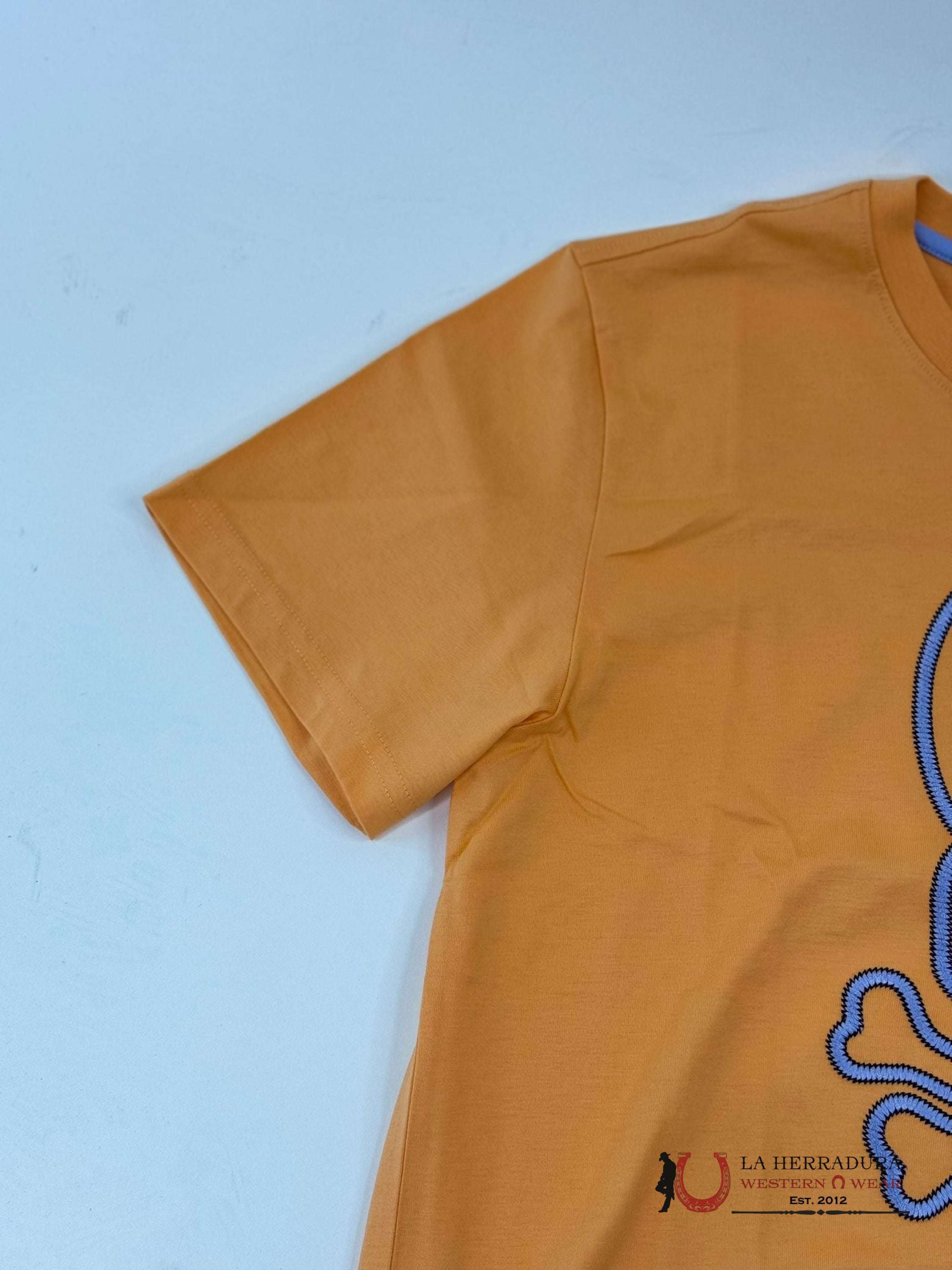 Psyco Bunny Floyd Mock Orange Graphic Tee Ropa Hombres