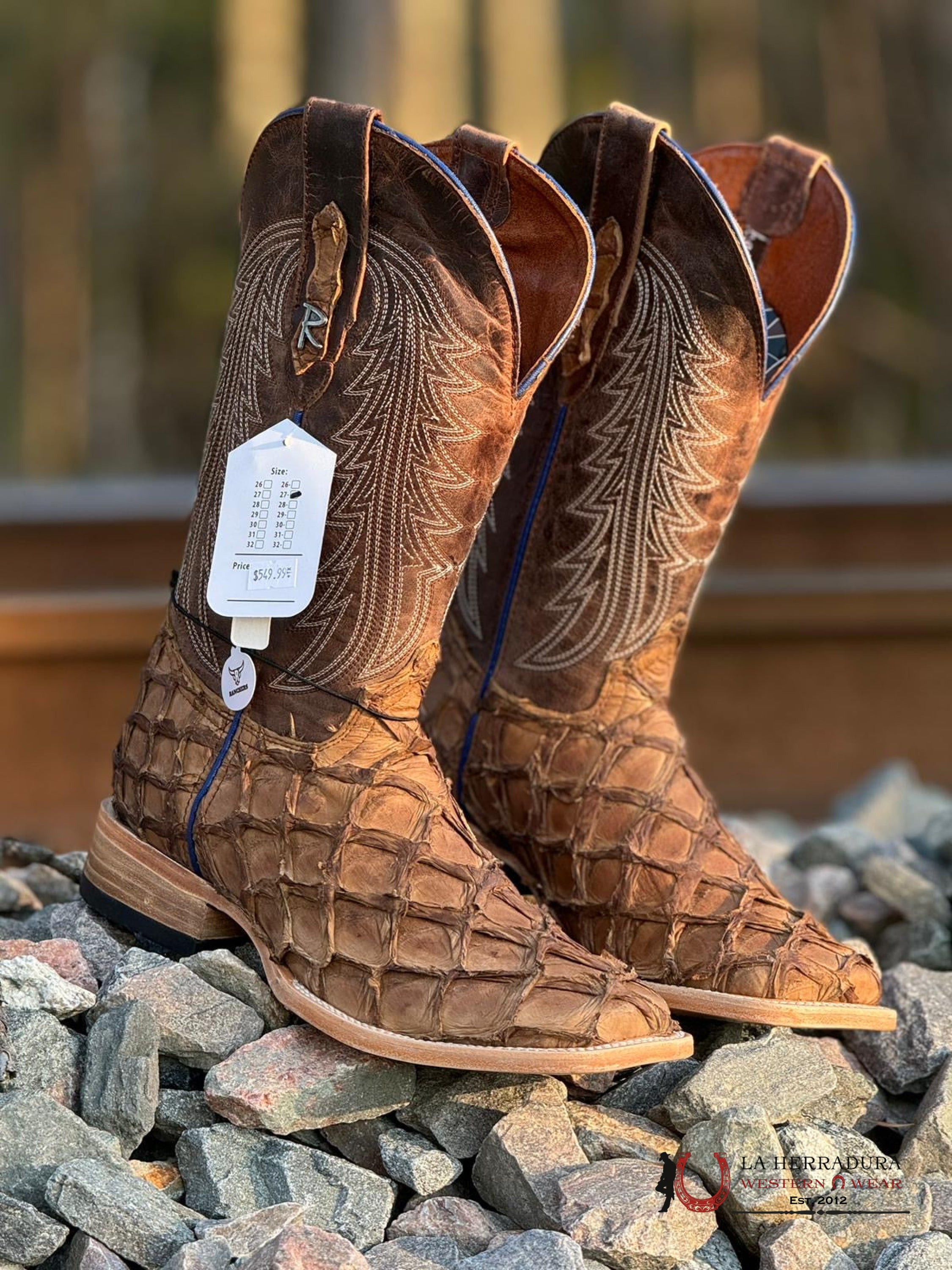 Ranchers Bigbass Caramel Palash Cedros Botas Hombres