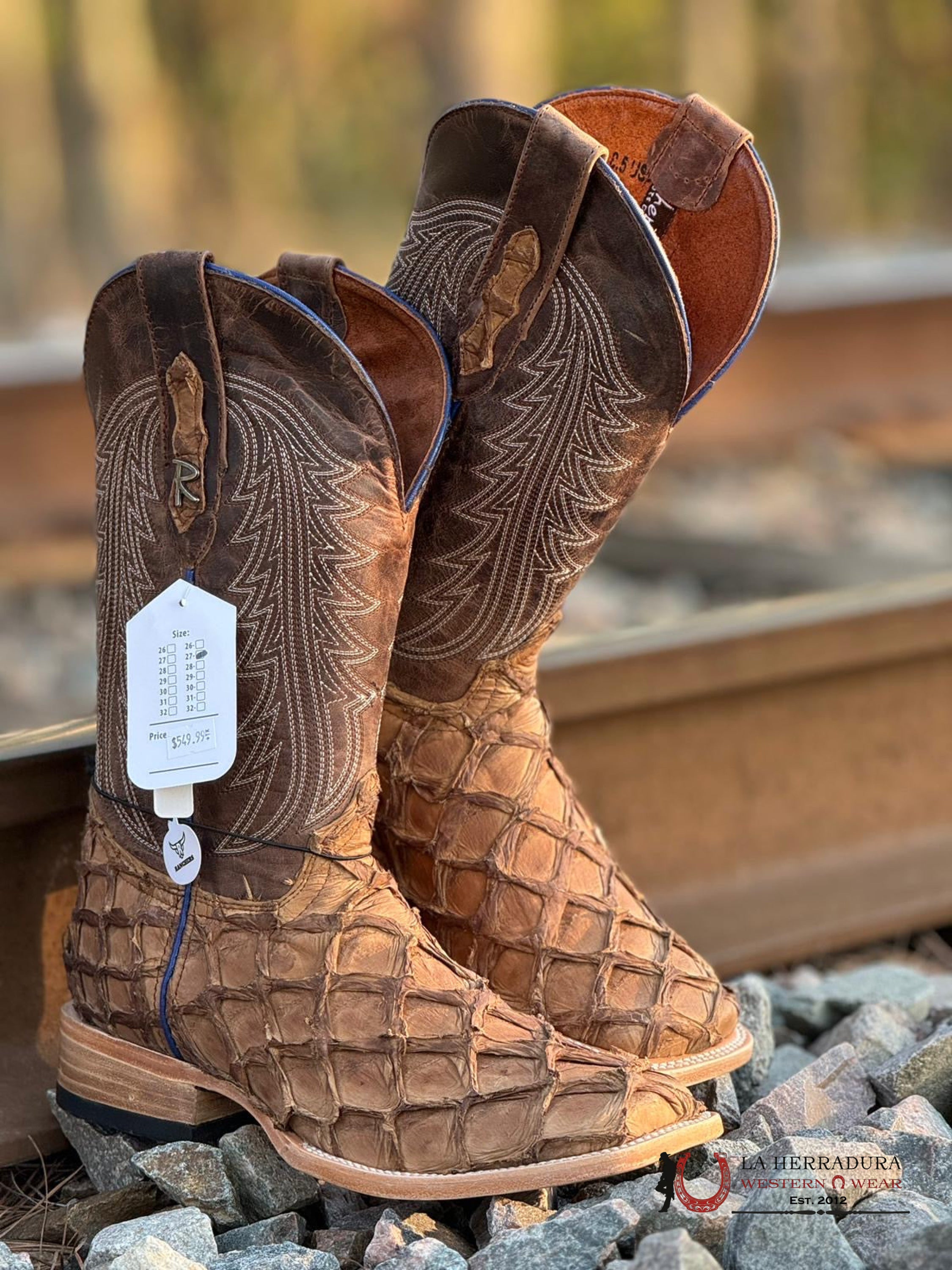 Ranchers Bigbass Caramel Palash Cedros Botas Hombres