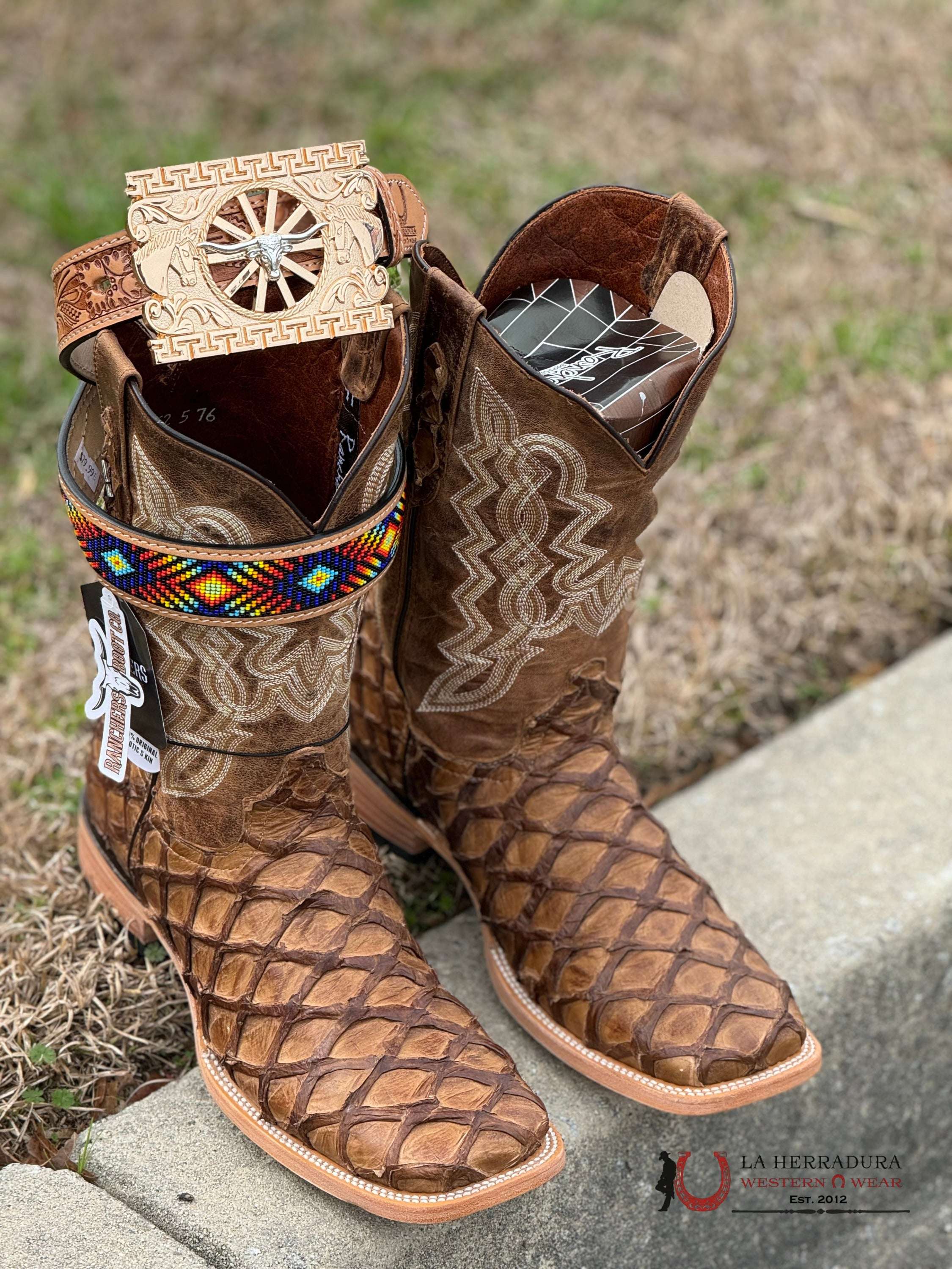 Ranchers Bigbass Caramel Palash Zac Botas Hombres